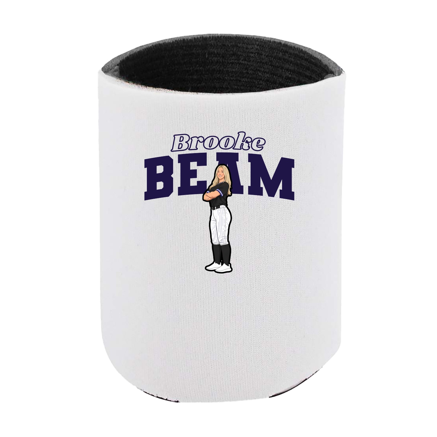 Can Holder — Name Arch in White