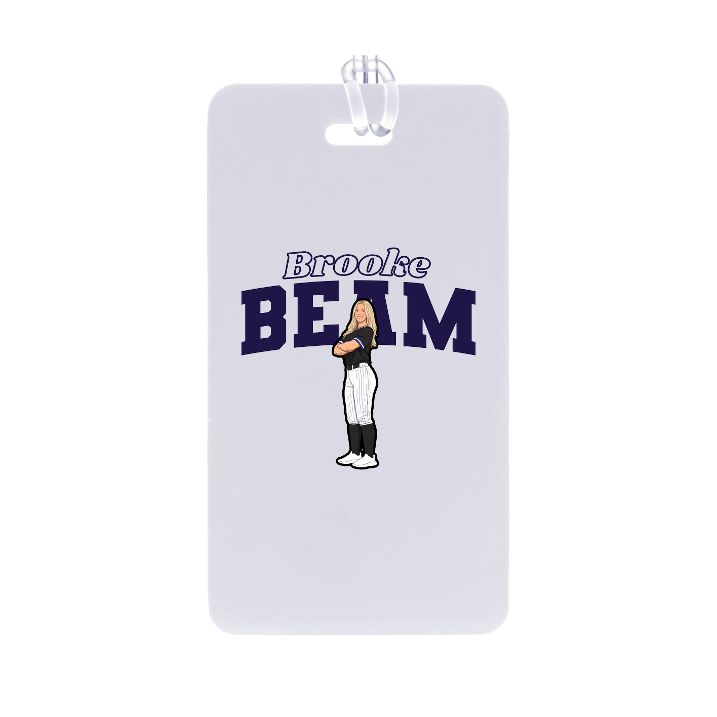 Bag Tag — Name Arch in Classic