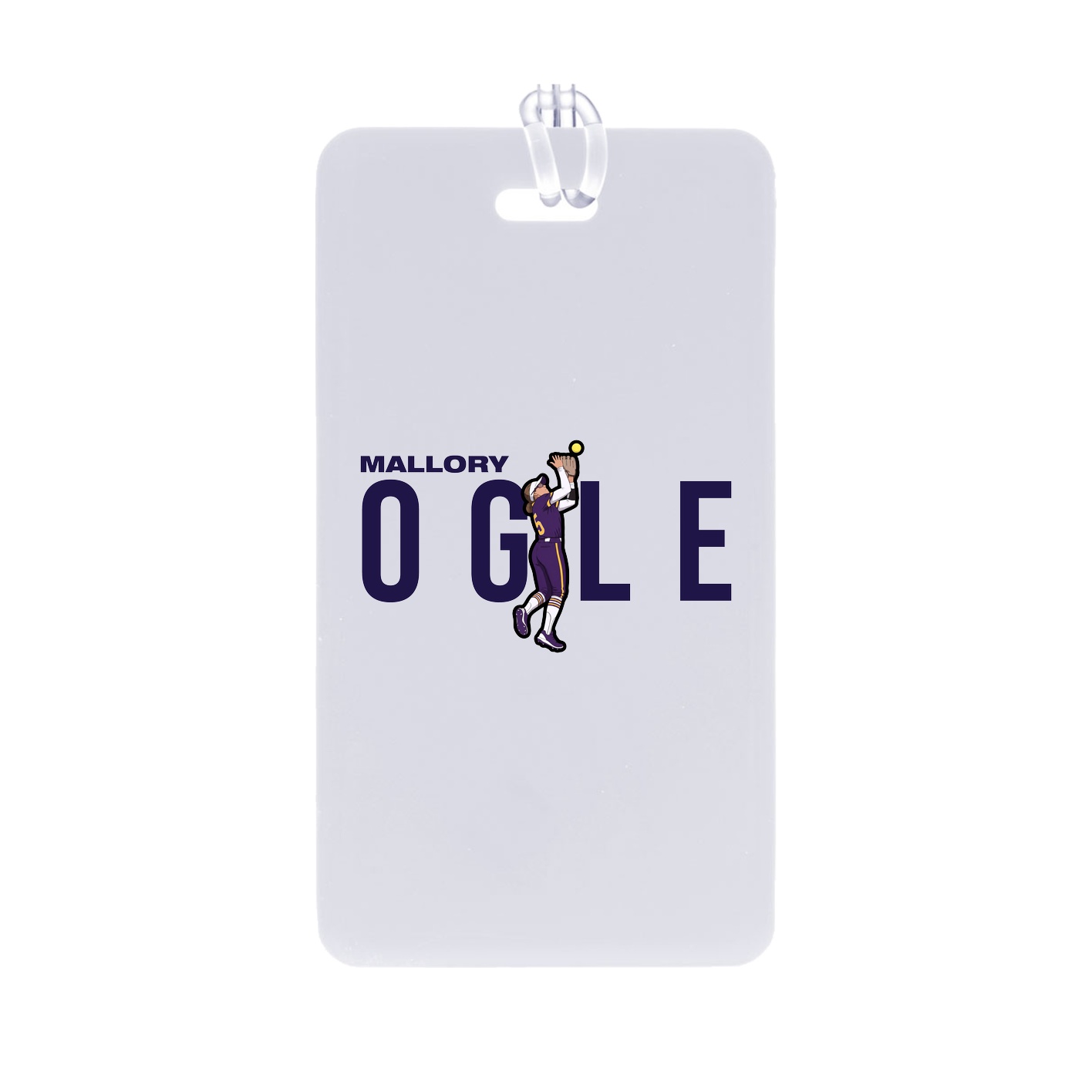 Bag Tag — Player Name in Classic