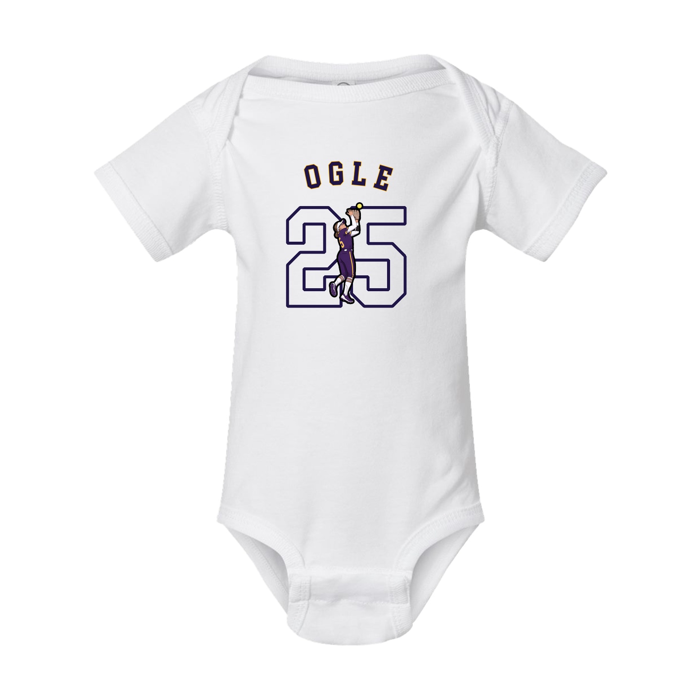 Baby Onesie — Shirsey Arch in White