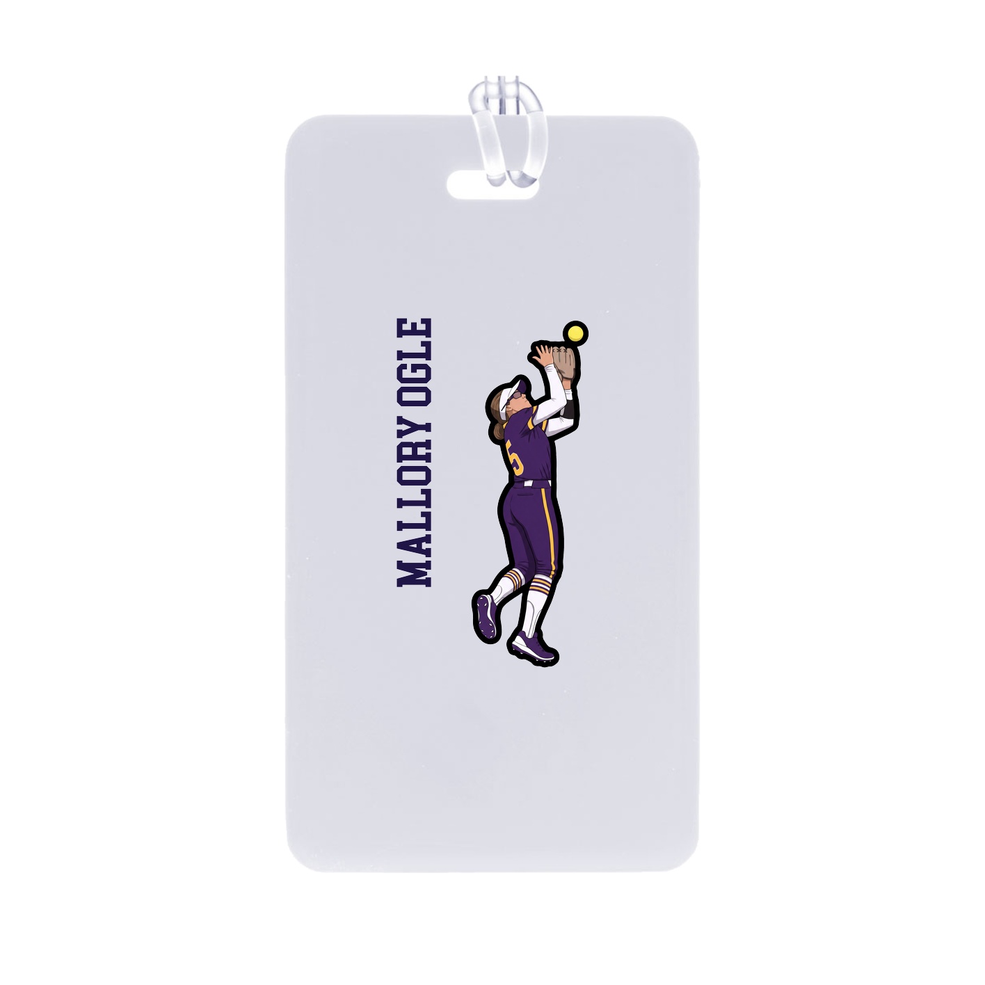 Bag Tag — Name Vertical in Classic
