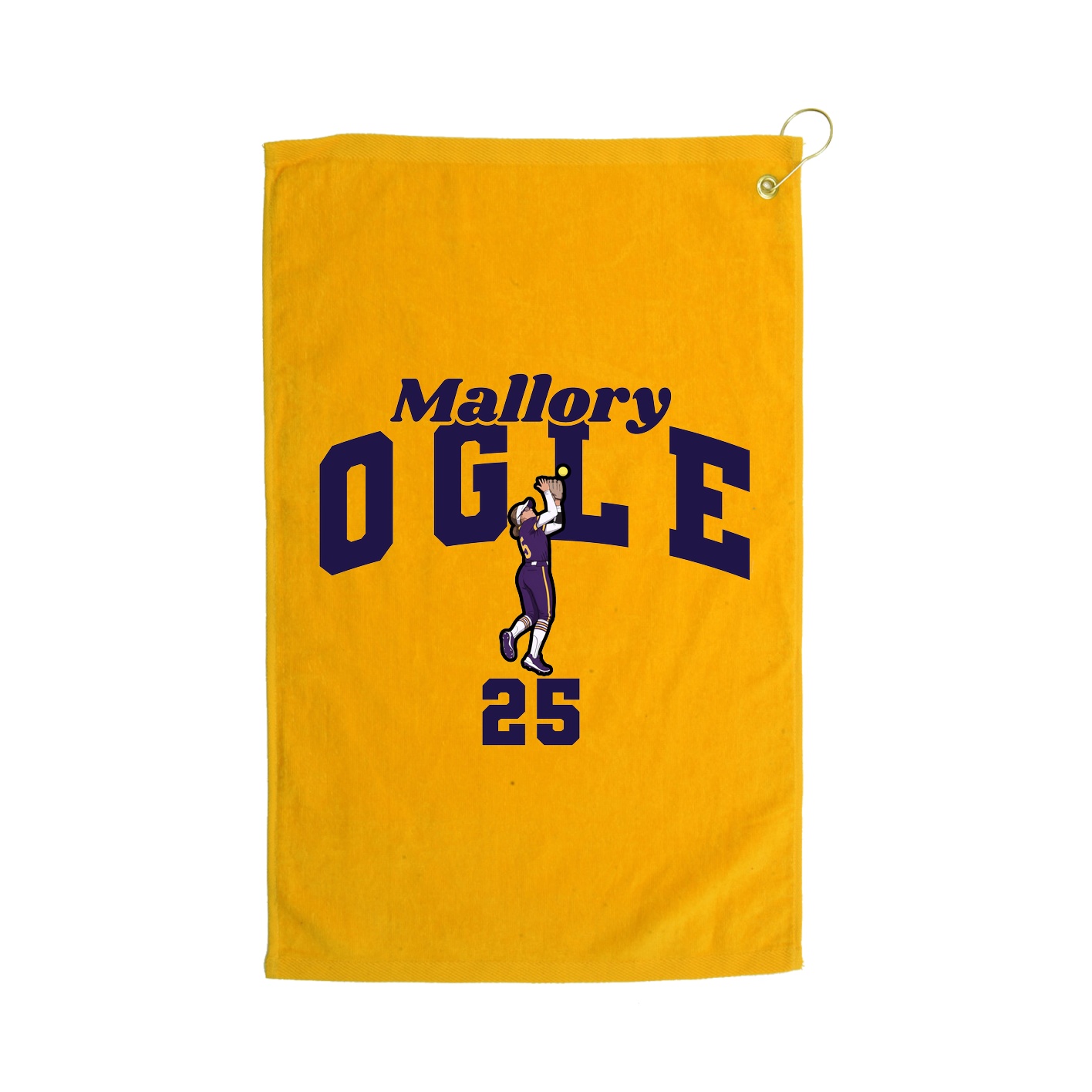 Golf Towel — Signature Arch in Gold