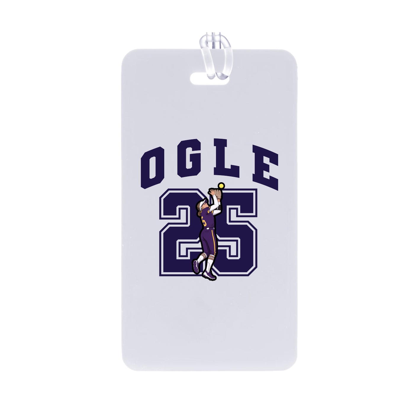 Bag Tag — Number in Classic