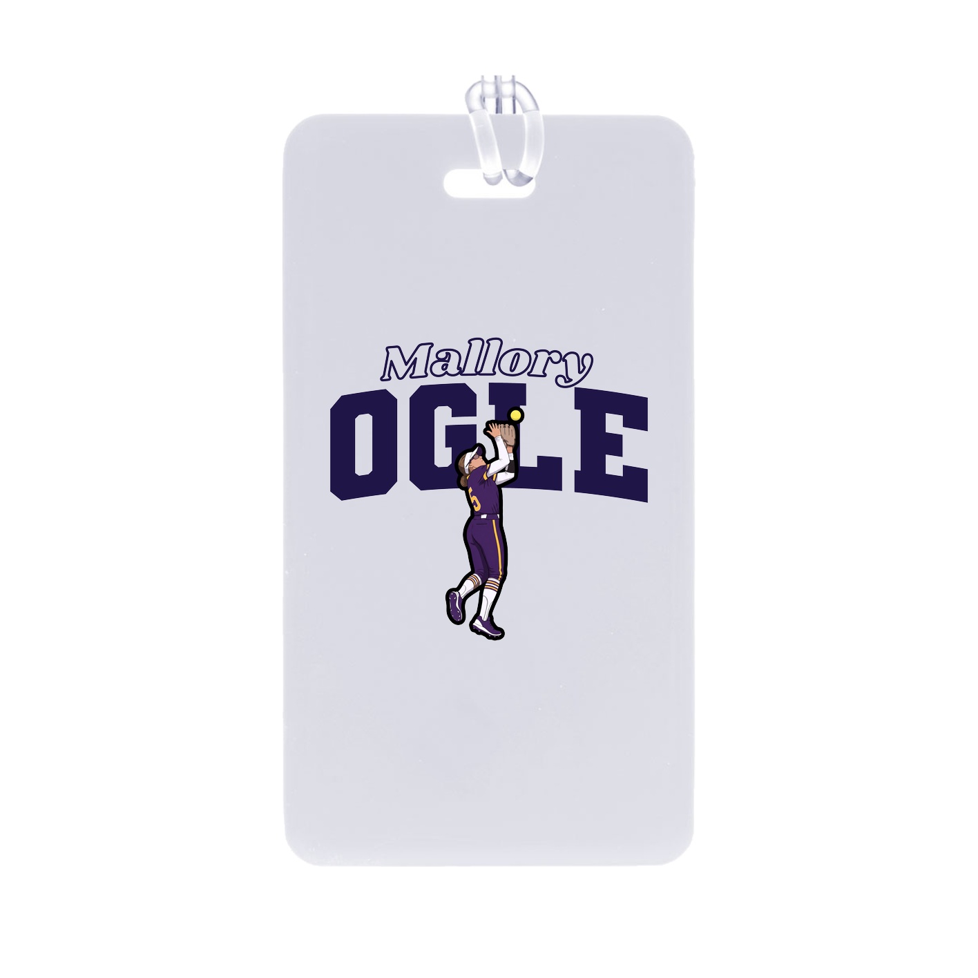 Bag Tag — Name Arch in Classic