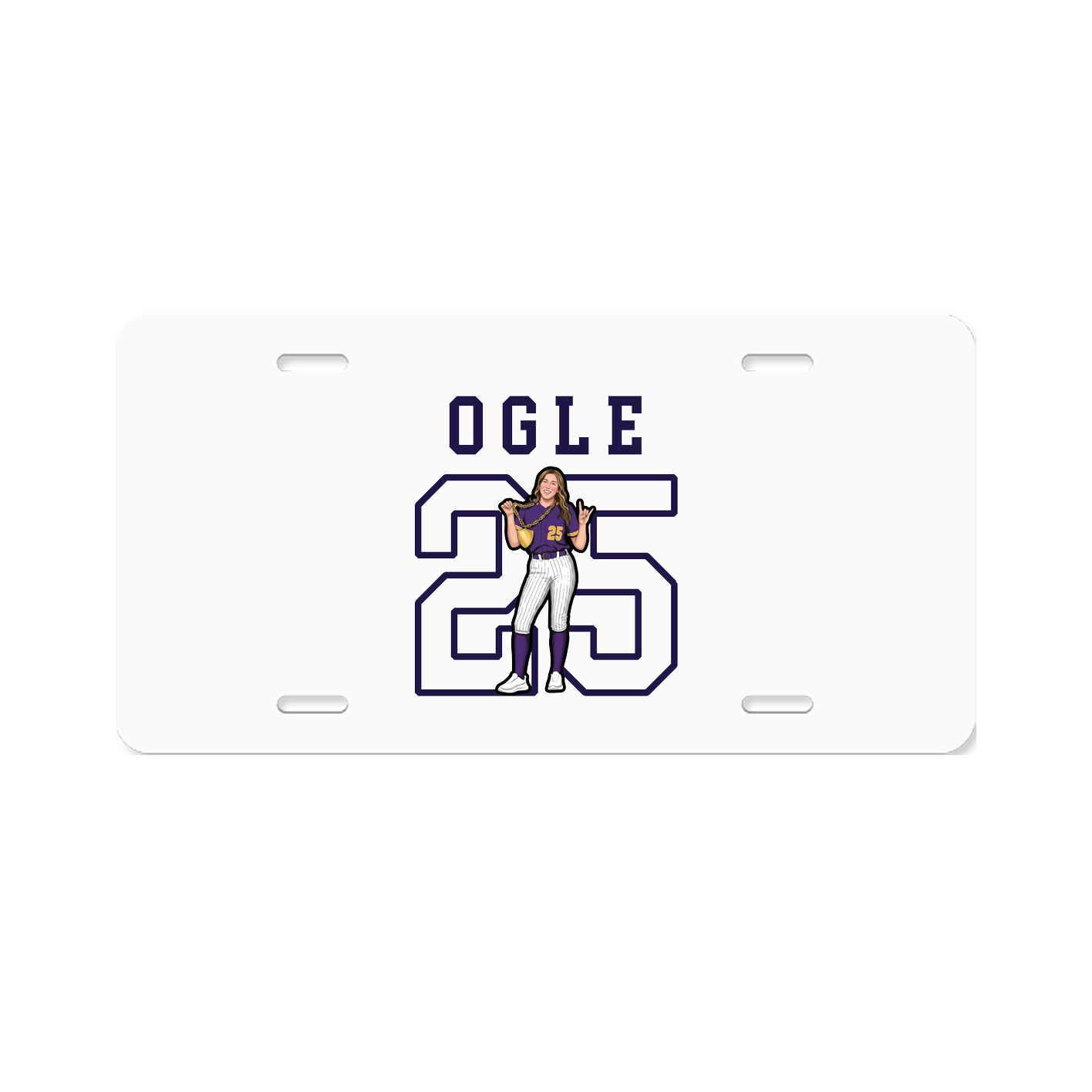 License Plate — Shirsey in Classic