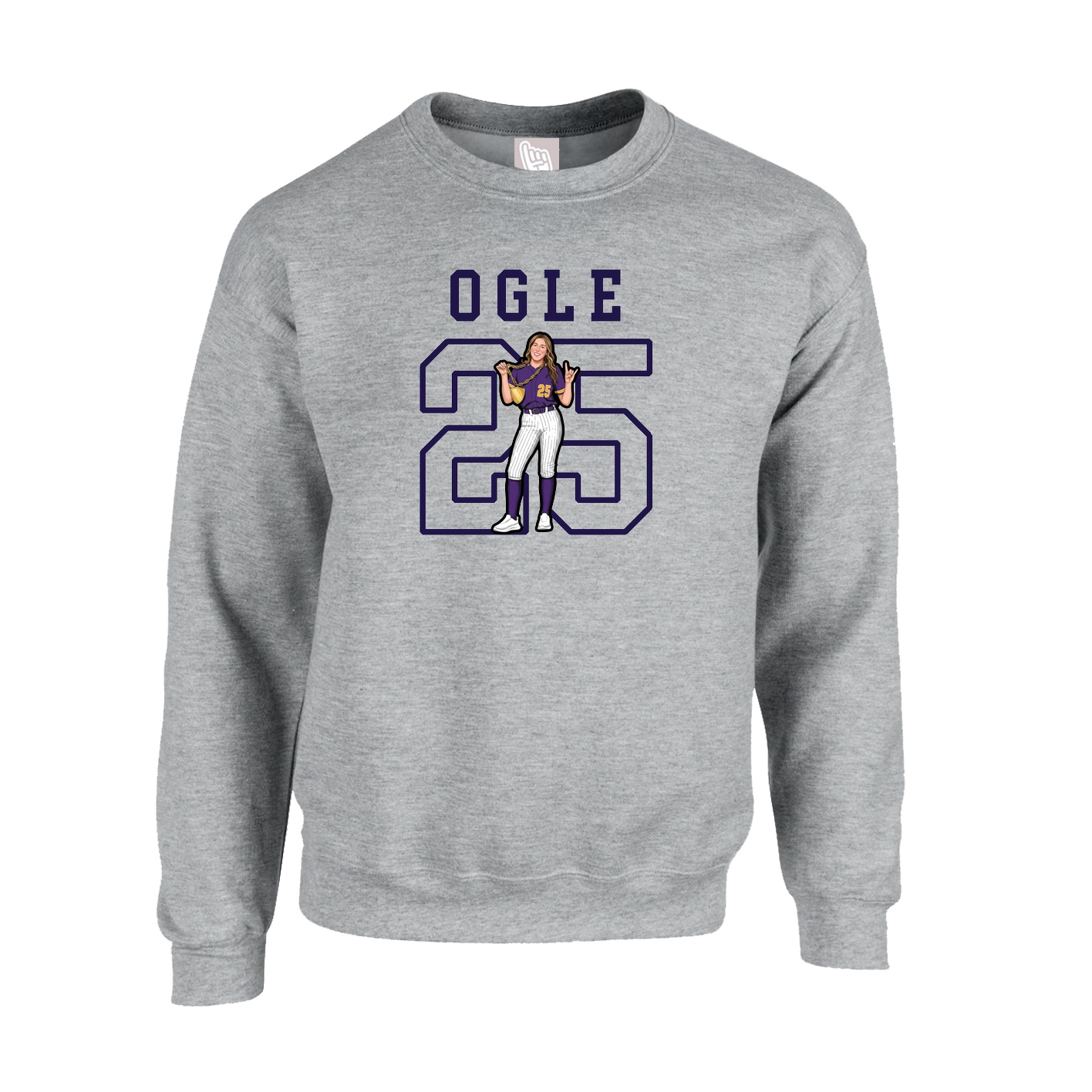 Fleece Crew — Shirsey in Grey