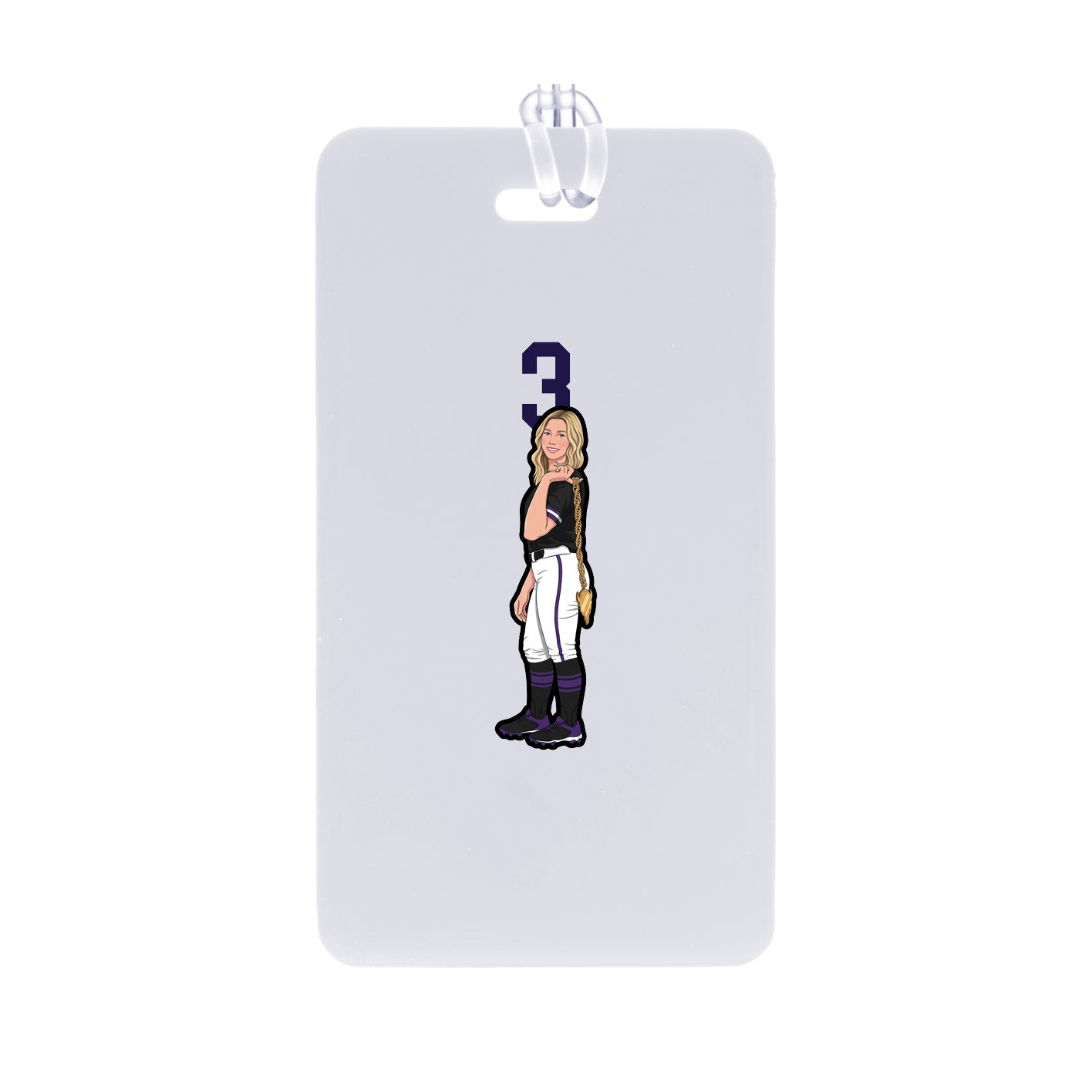 Bag Tag — Number Top in Classic