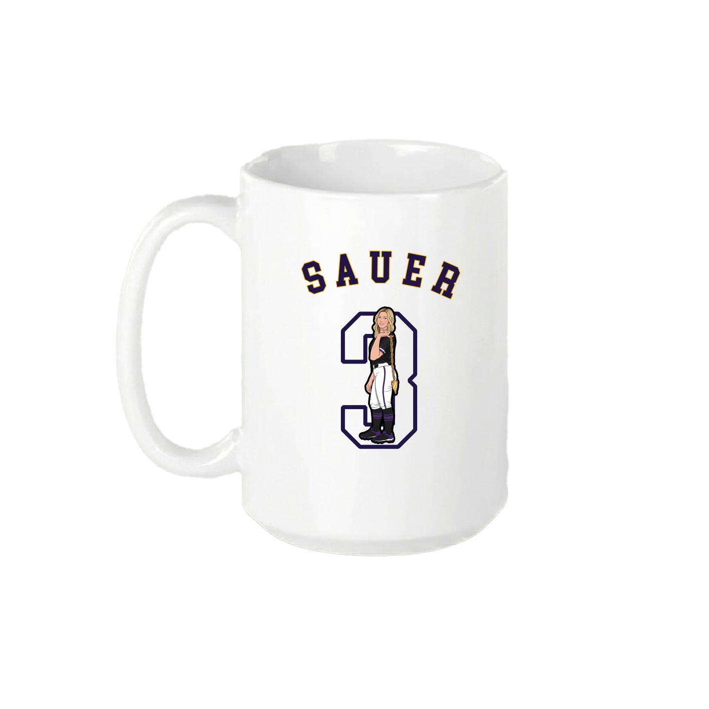 15oz Coffee Mug — Shirsey Arch in White