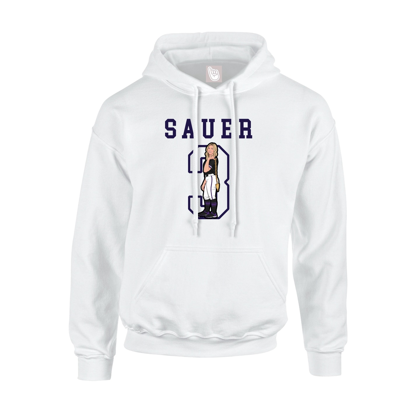Youth Hoodie — Shirsey in White