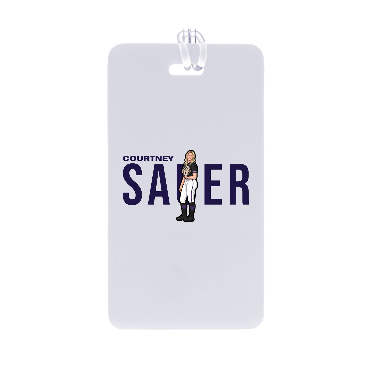 Bag Tag — Player Name in Classic