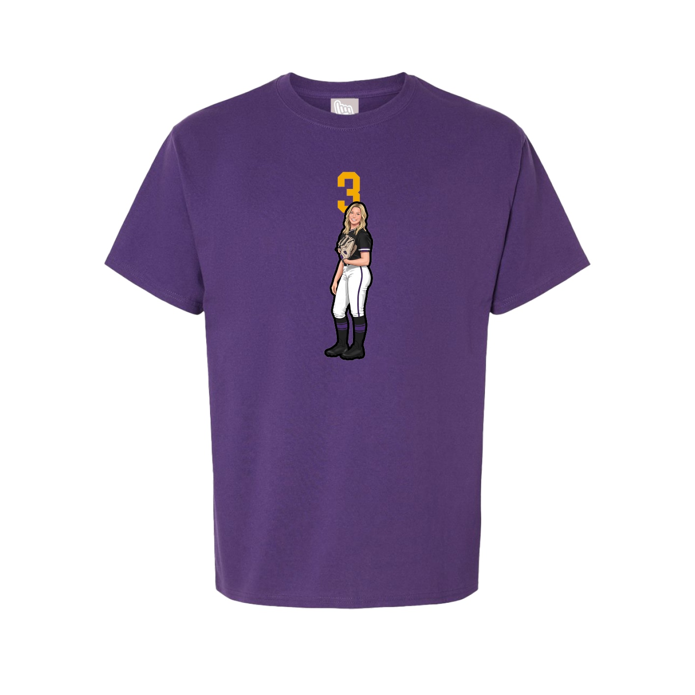 Tee — Number Top in Purple