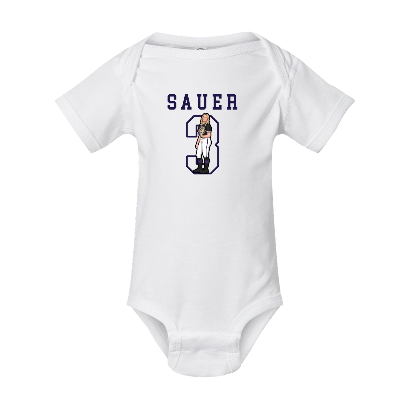 Baby Onesie — Shirsey in White
