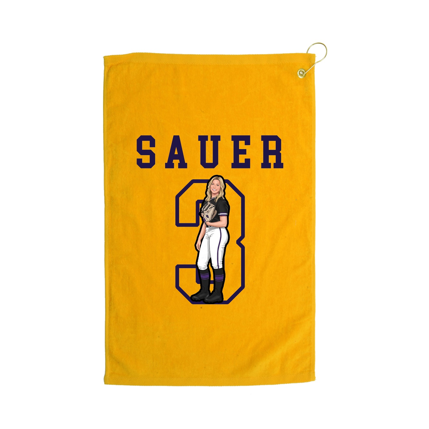 Golf Towel — Shirsey in Gold