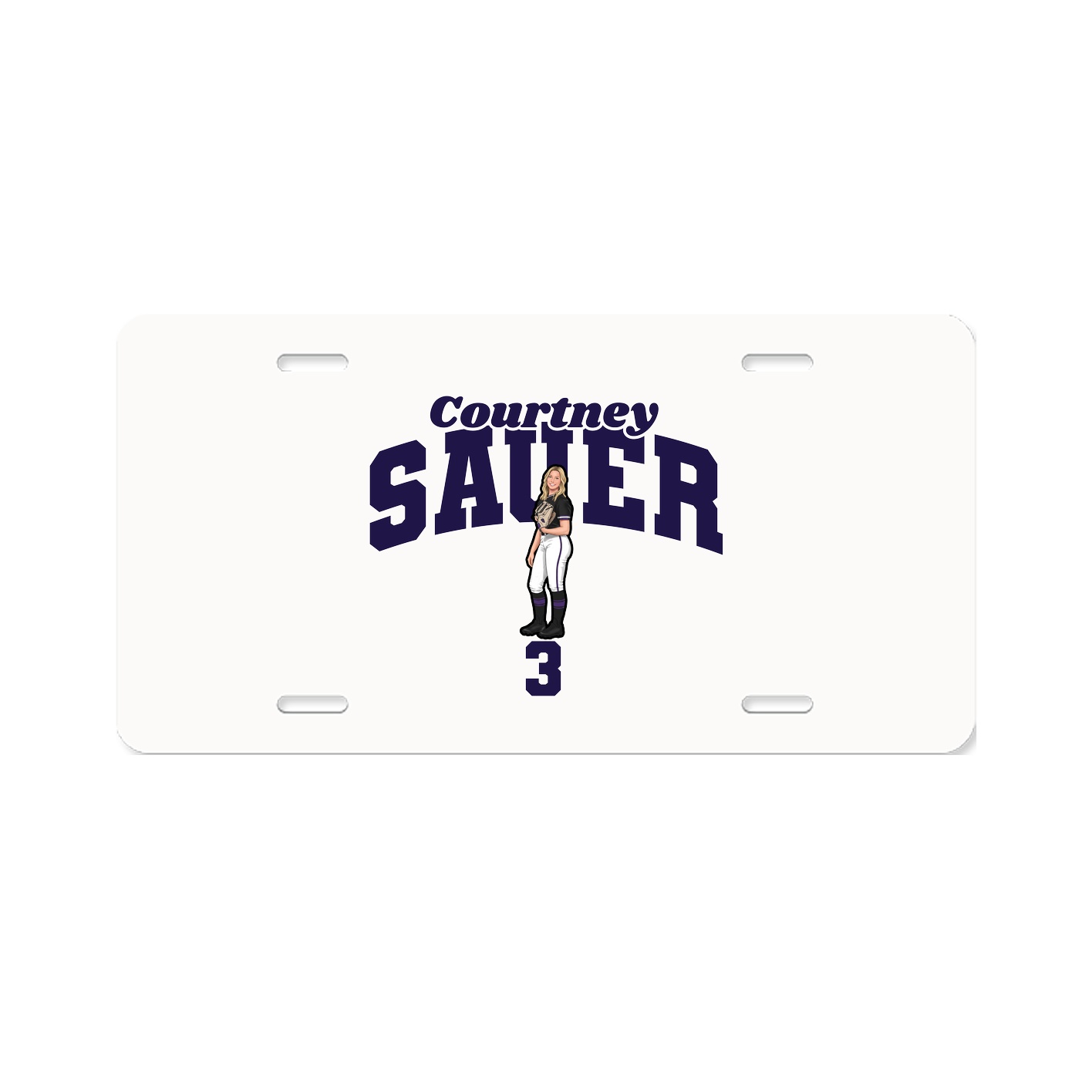 License Plate — Signature Arch in Classic