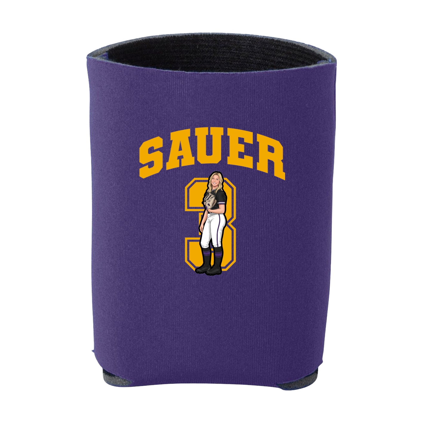 Can Holder — Number in Purple