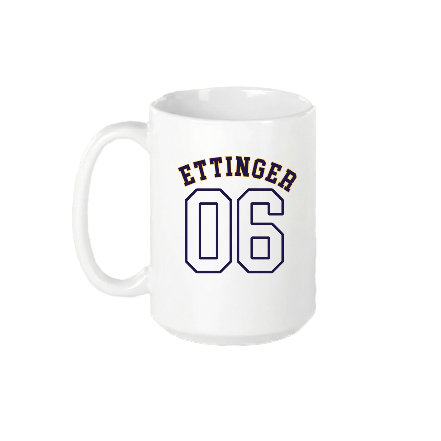 15oz Coffee Mug — Shirsey Arch in White