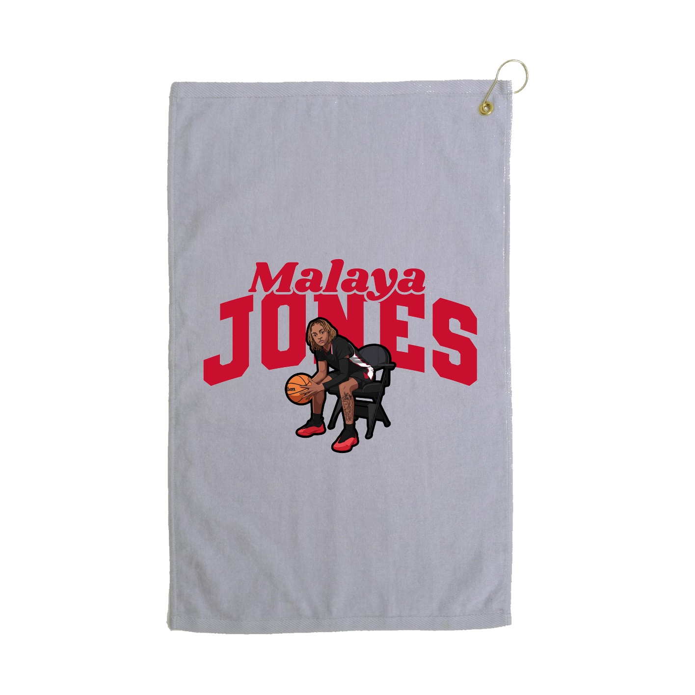 Golf Towel — Signature Arch in Grey
