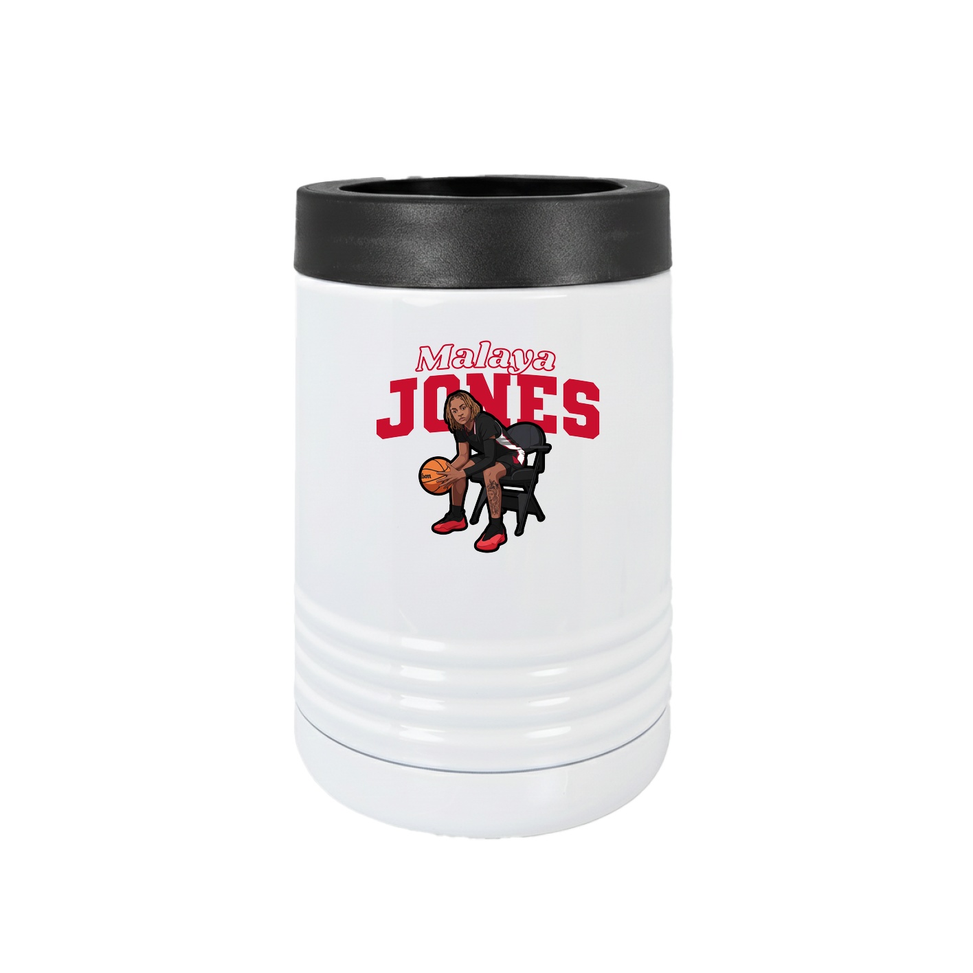 Beverage Holder — Name Arch in White