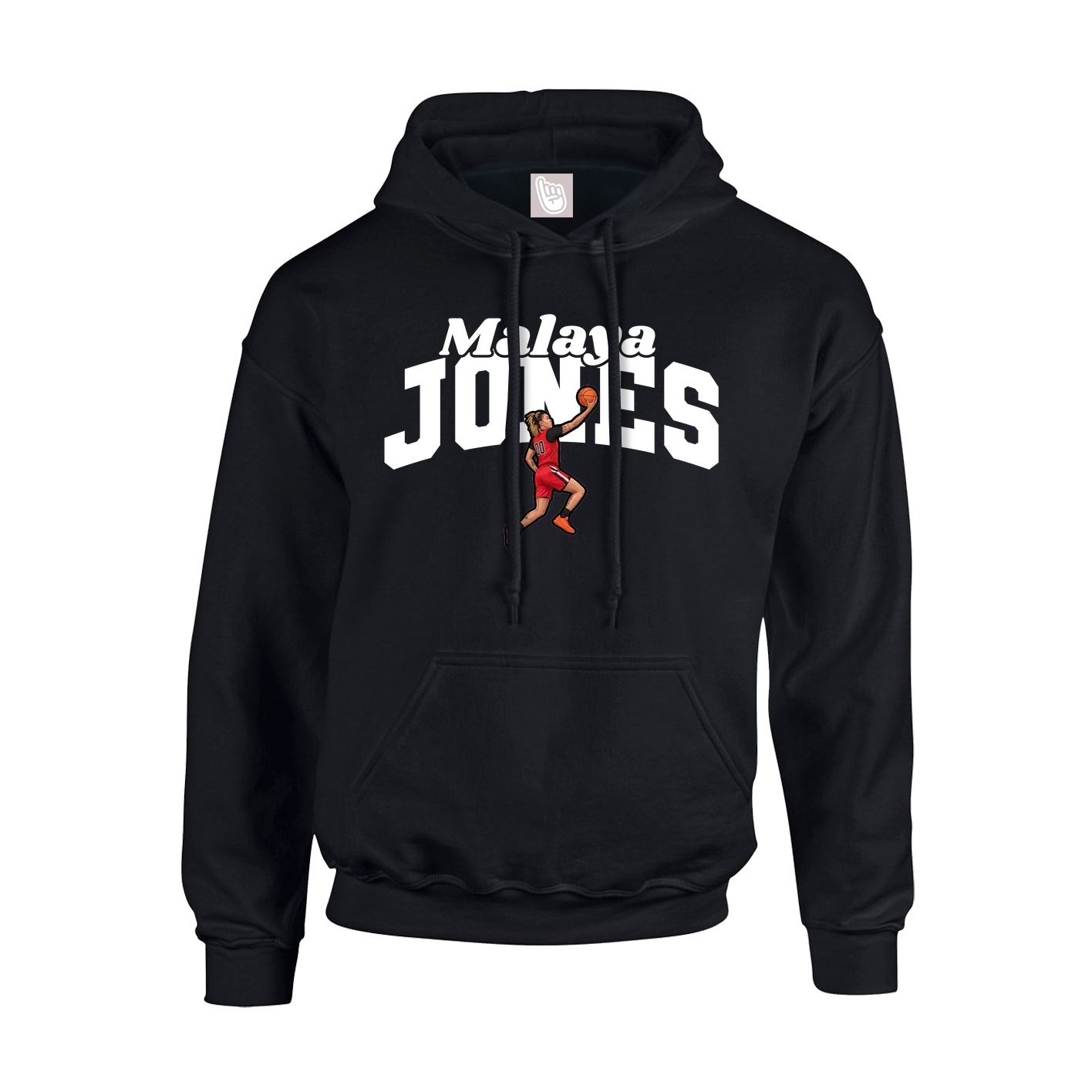 Youth Hoodie — Signature Arch in Black