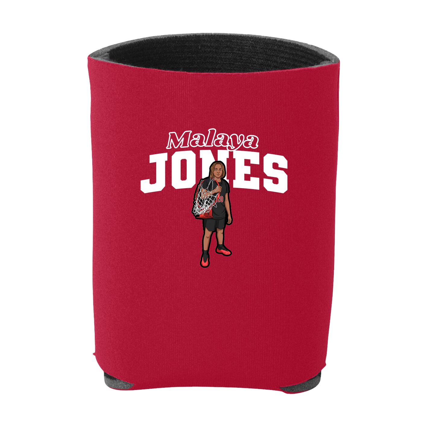 Can Holder — Name Arch in Red