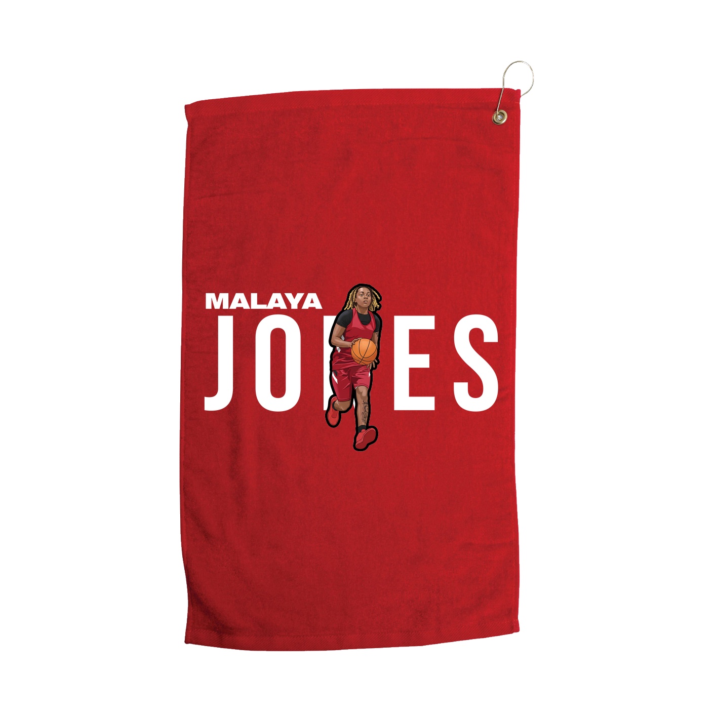 Golf Towel — Player Name in Red