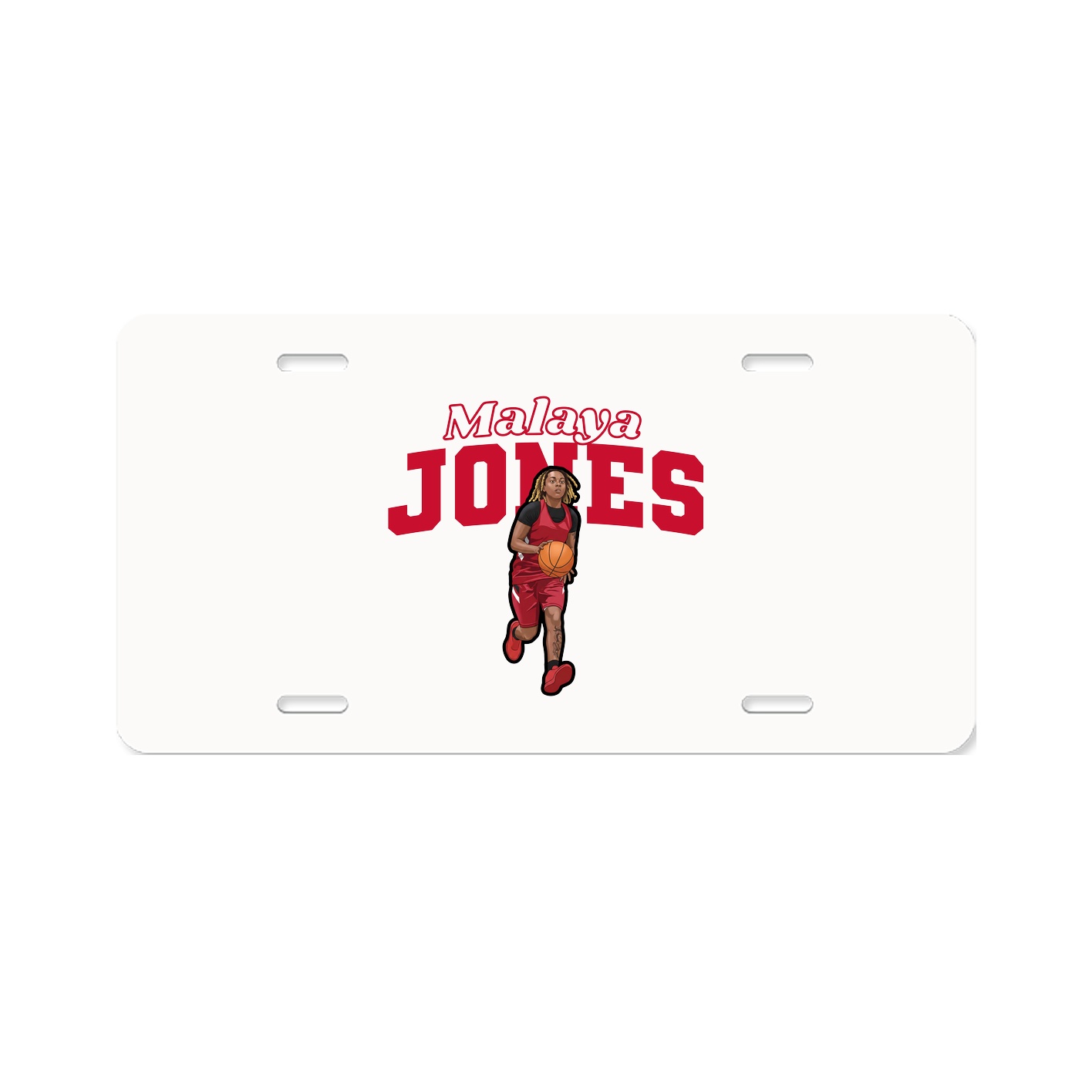 License Plate — Name Arch in Classic