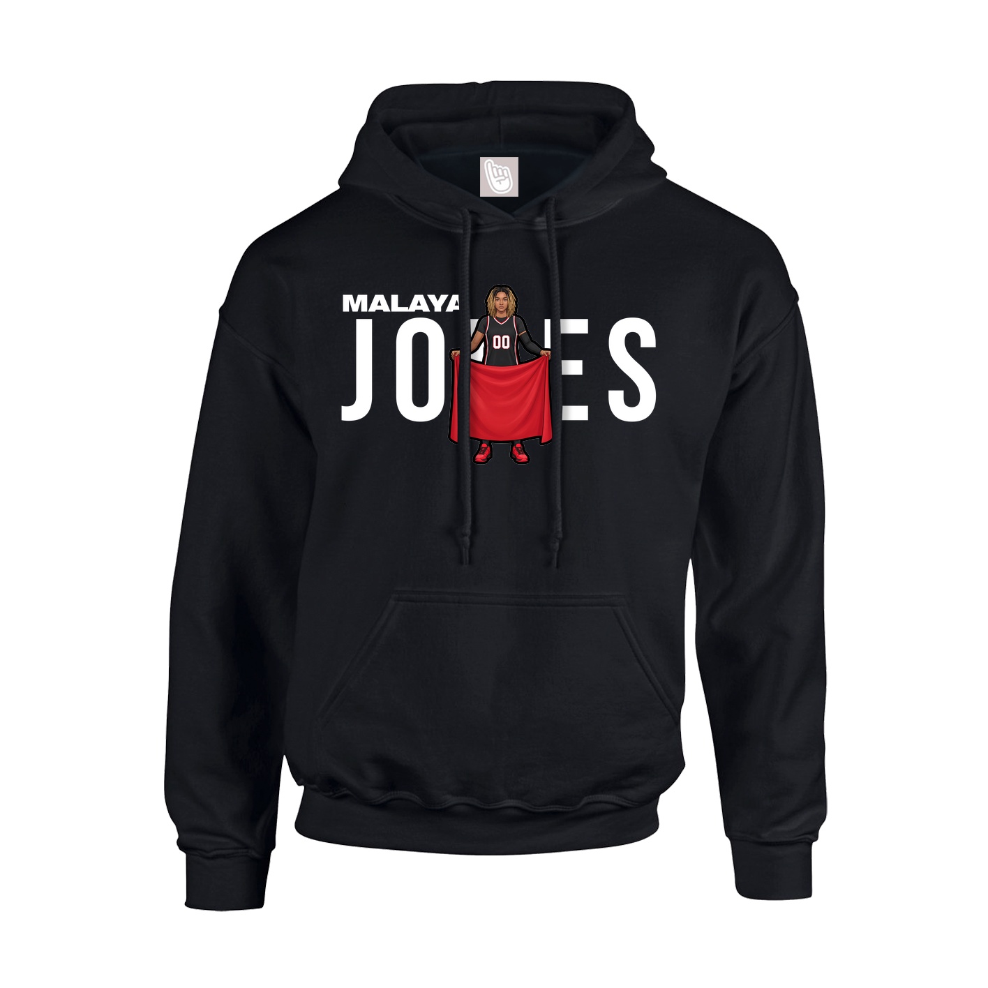 Youth Hoodie — Player Name in Black