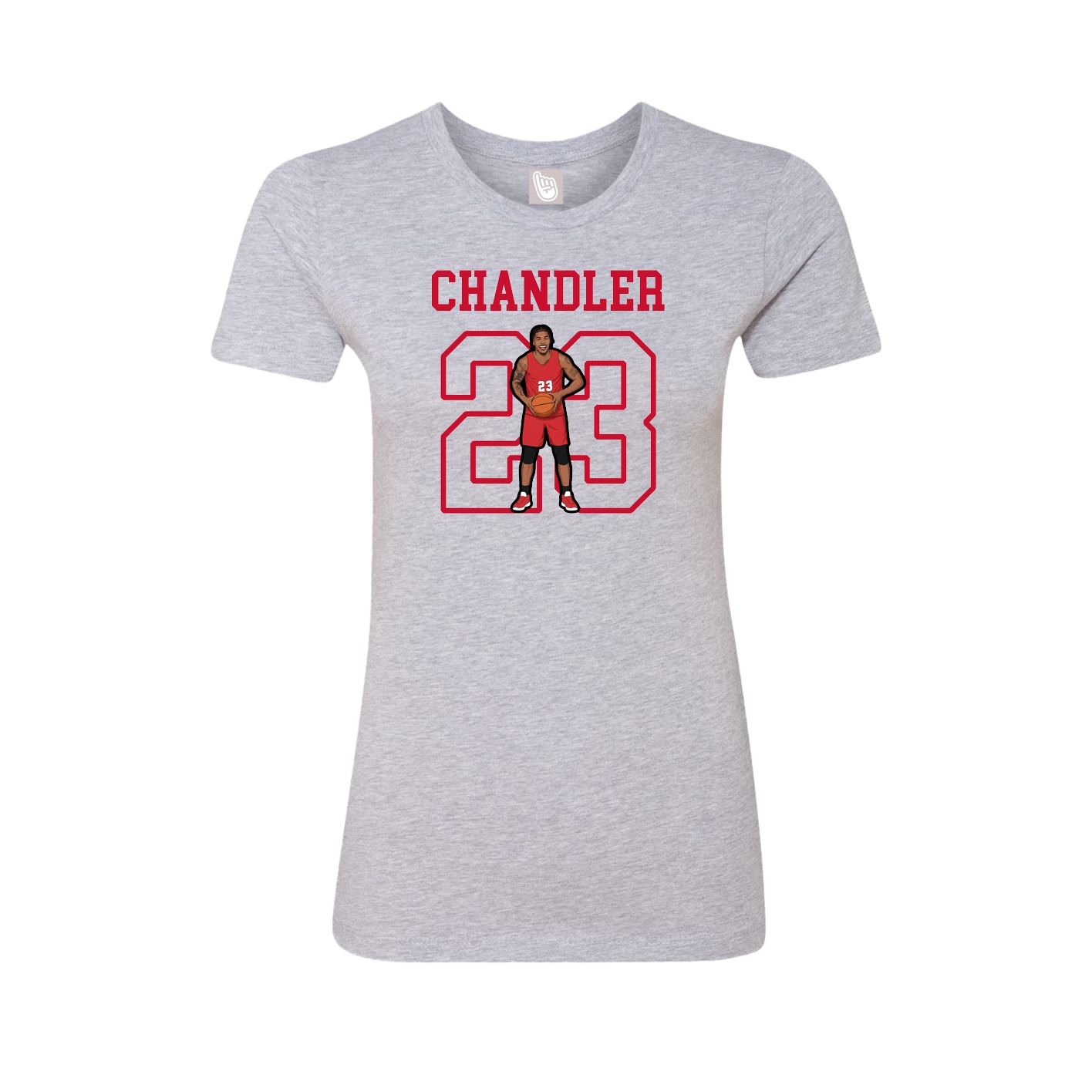 Fitted Women's Tee — Shirsey in Grey