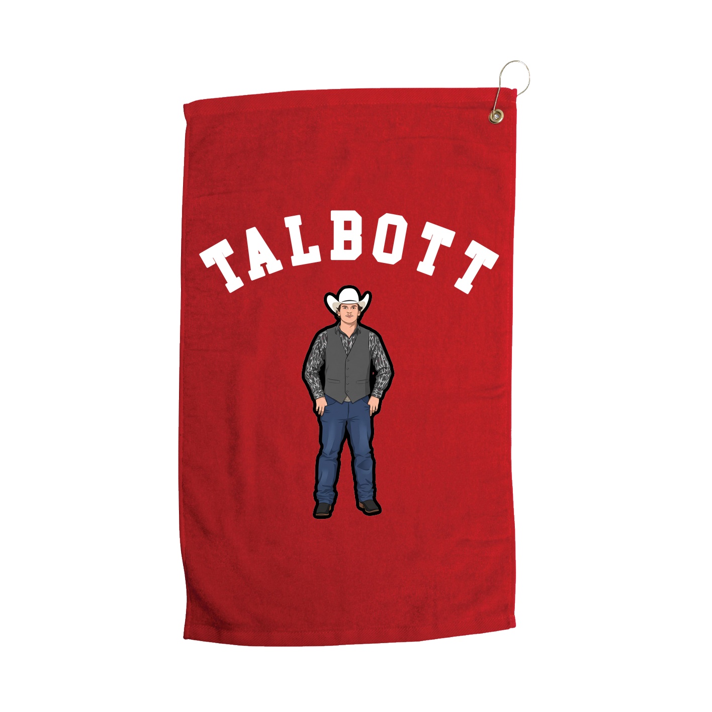 Golf Towel — Shirsey Arch in Red