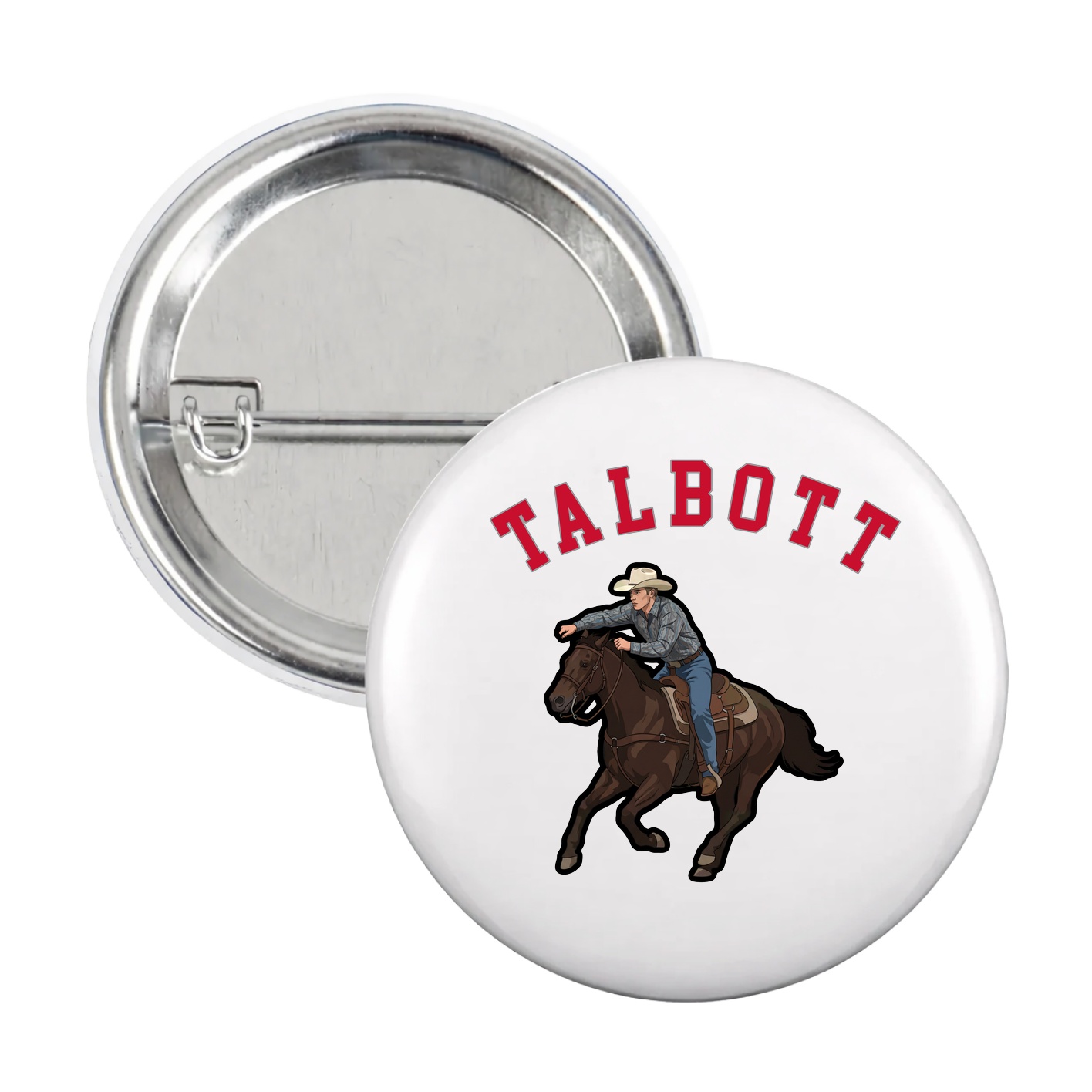Game Day Button — Shirsey Arch in White