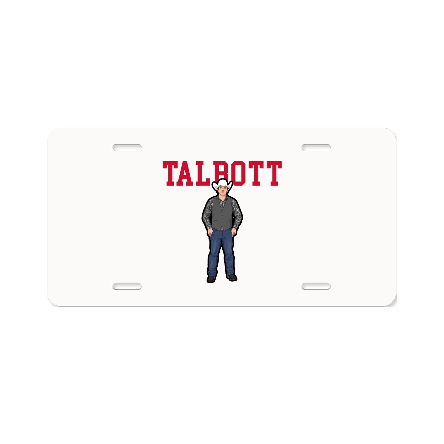 License Plate — Shirsey in Classic