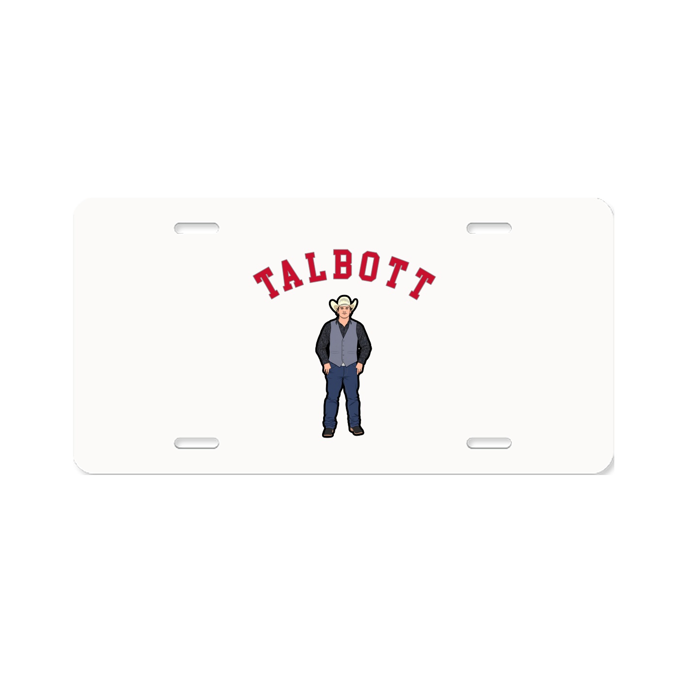 License Plate — Shirsey Arch in Classic