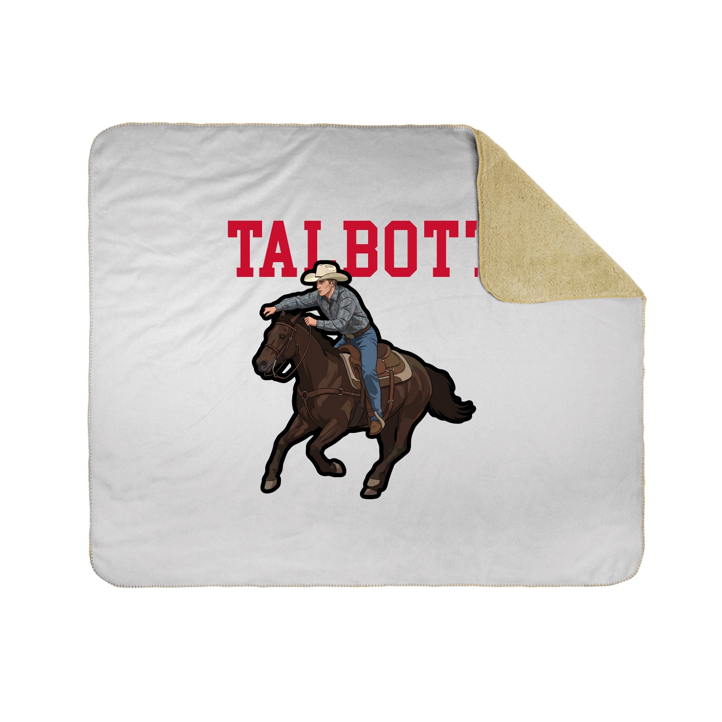 Throw Blanket — Shirsey in White
