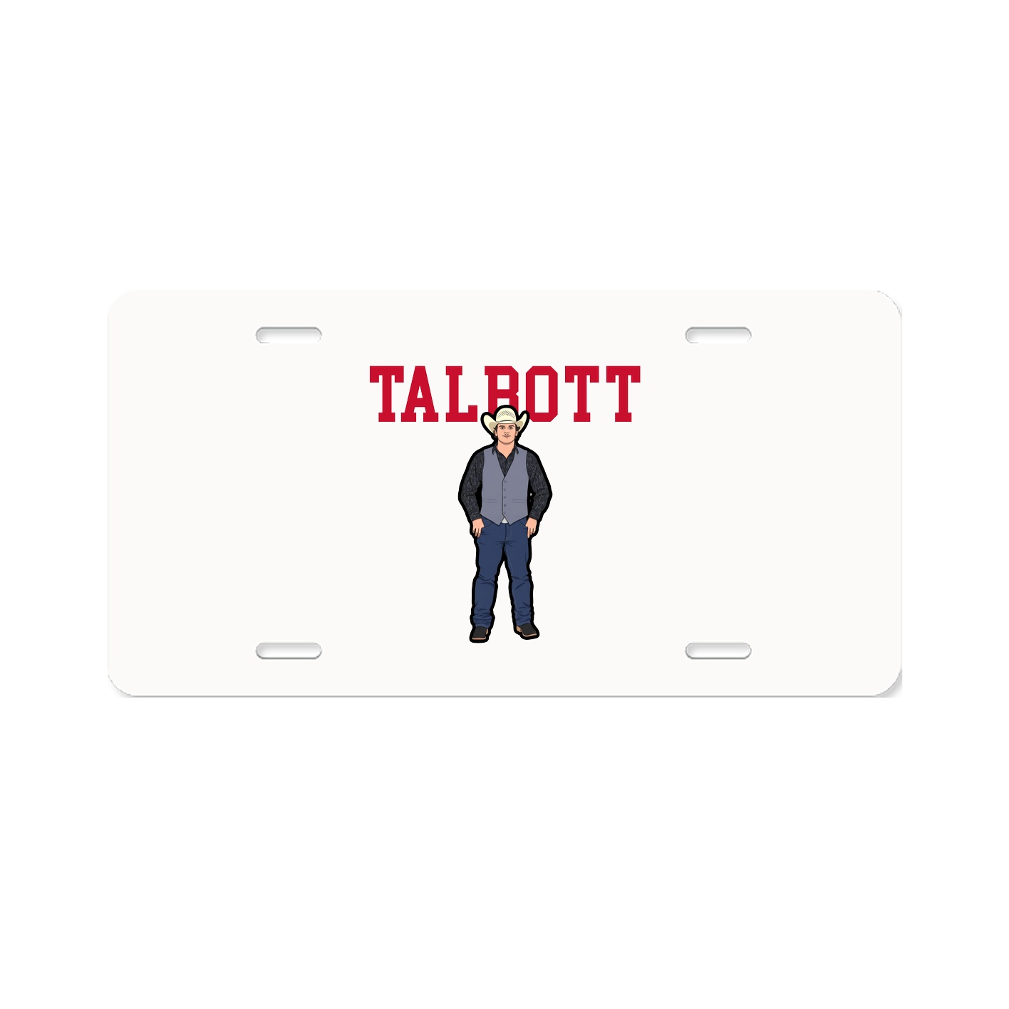 License Plate — Shirsey in Classic