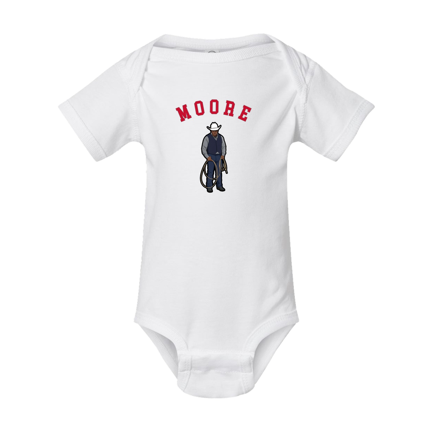Baby Onesie — Shirsey Arch in White
