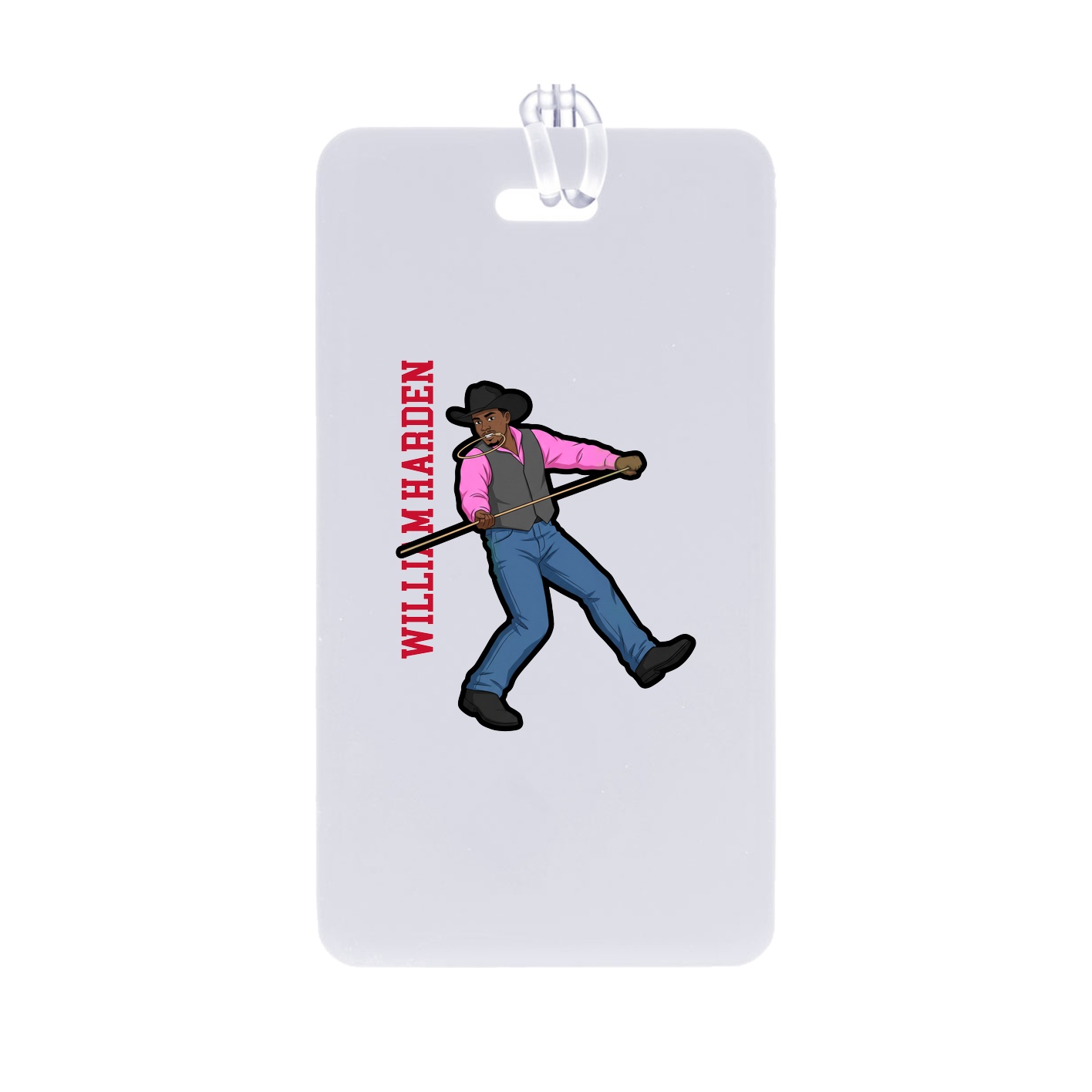 Bag Tag — Name Vertical in Classic