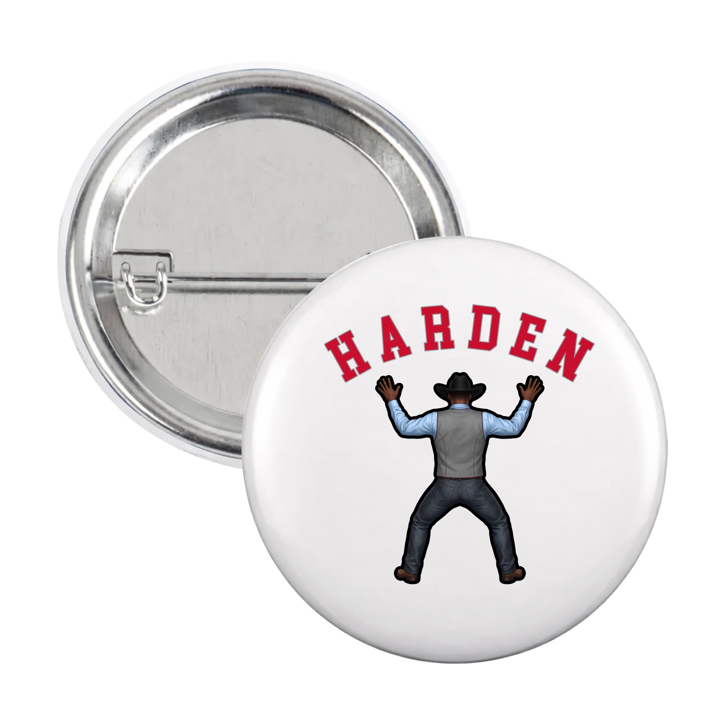 Game Day Button — Shirsey Arch in White