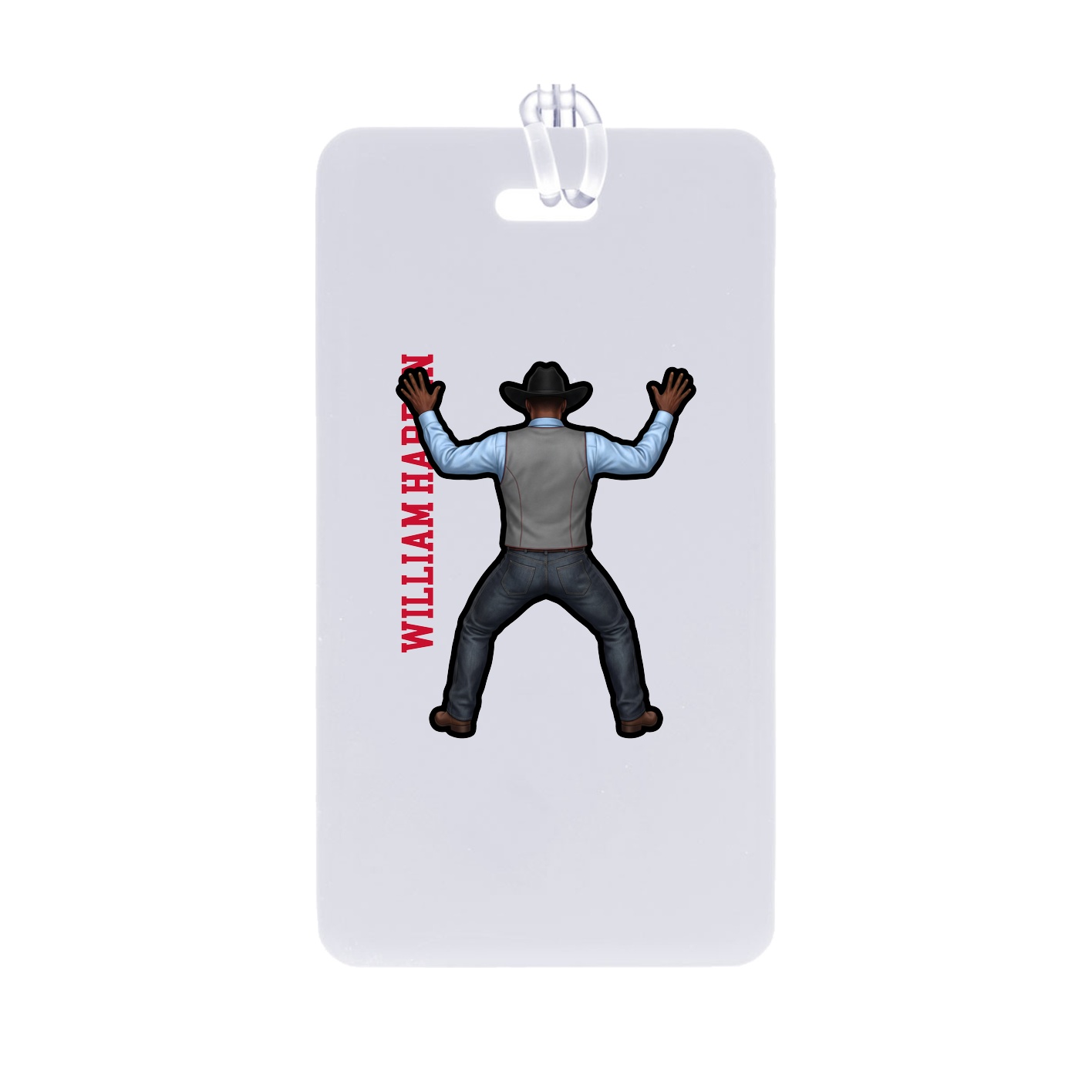 Bag Tag — Name Vertical in Classic