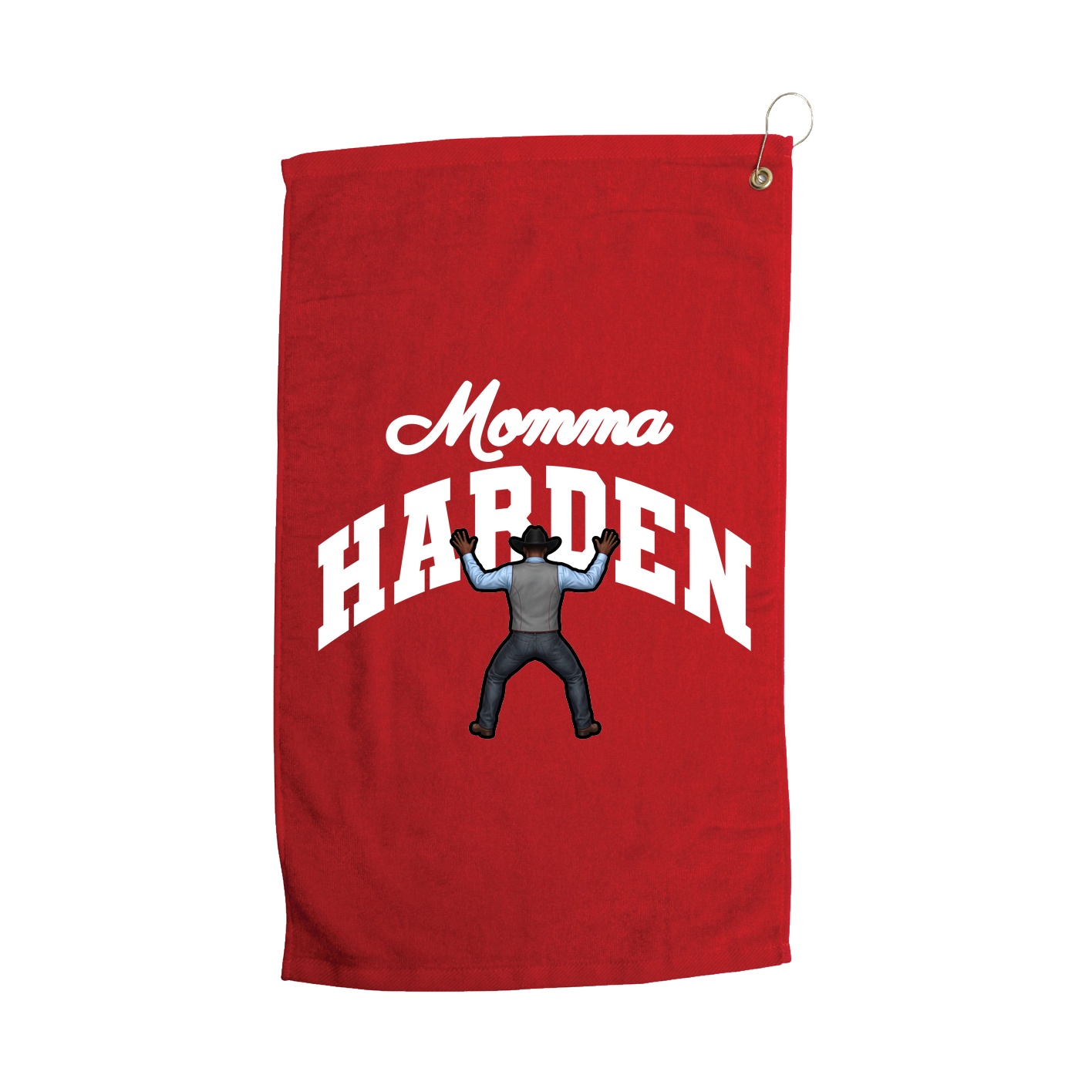 Golf Towel — Mothers Day Arch in Red