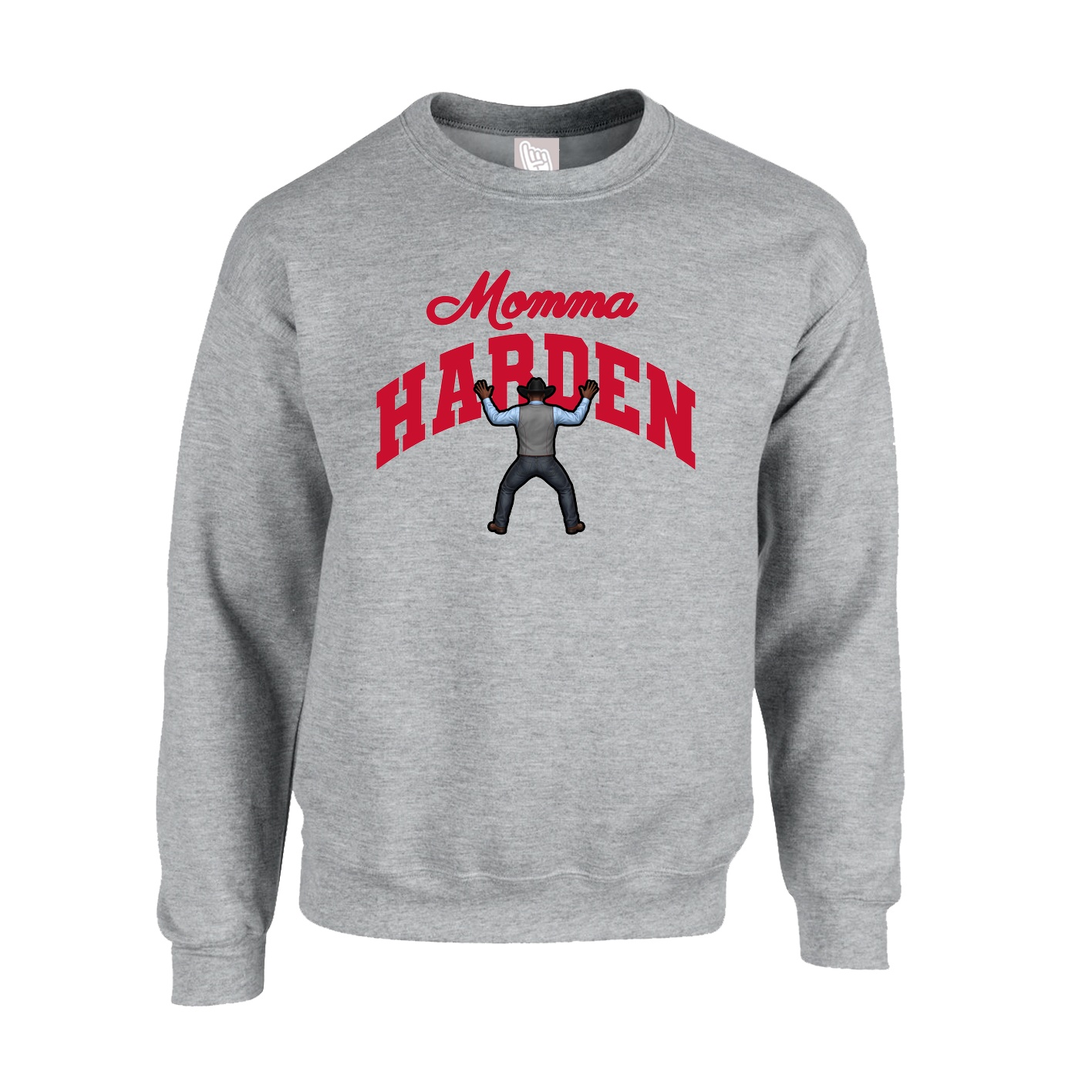 Fleece Crew — Mothers Day Arch in Grey