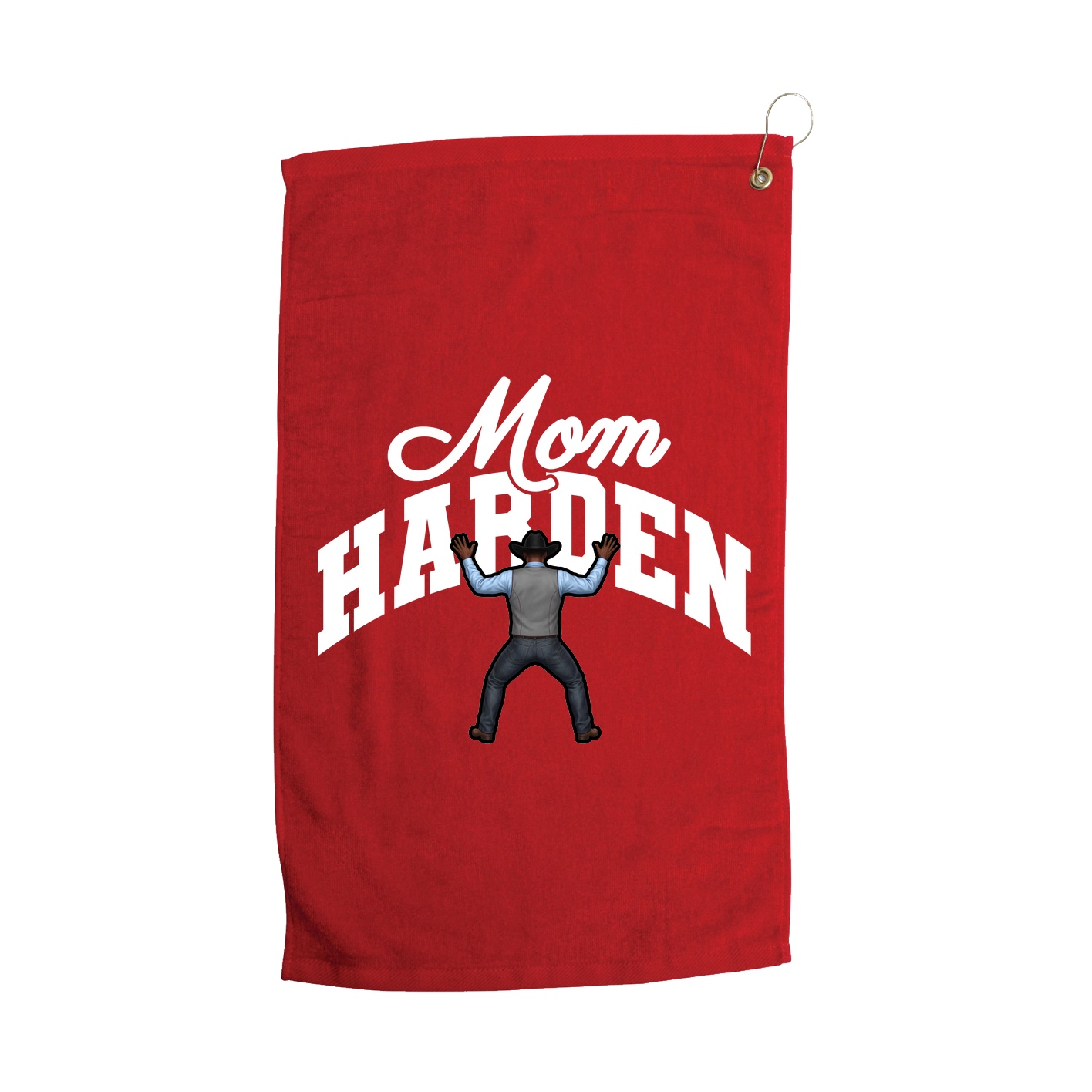 Golf Towel — Mothers Day Arch in Red