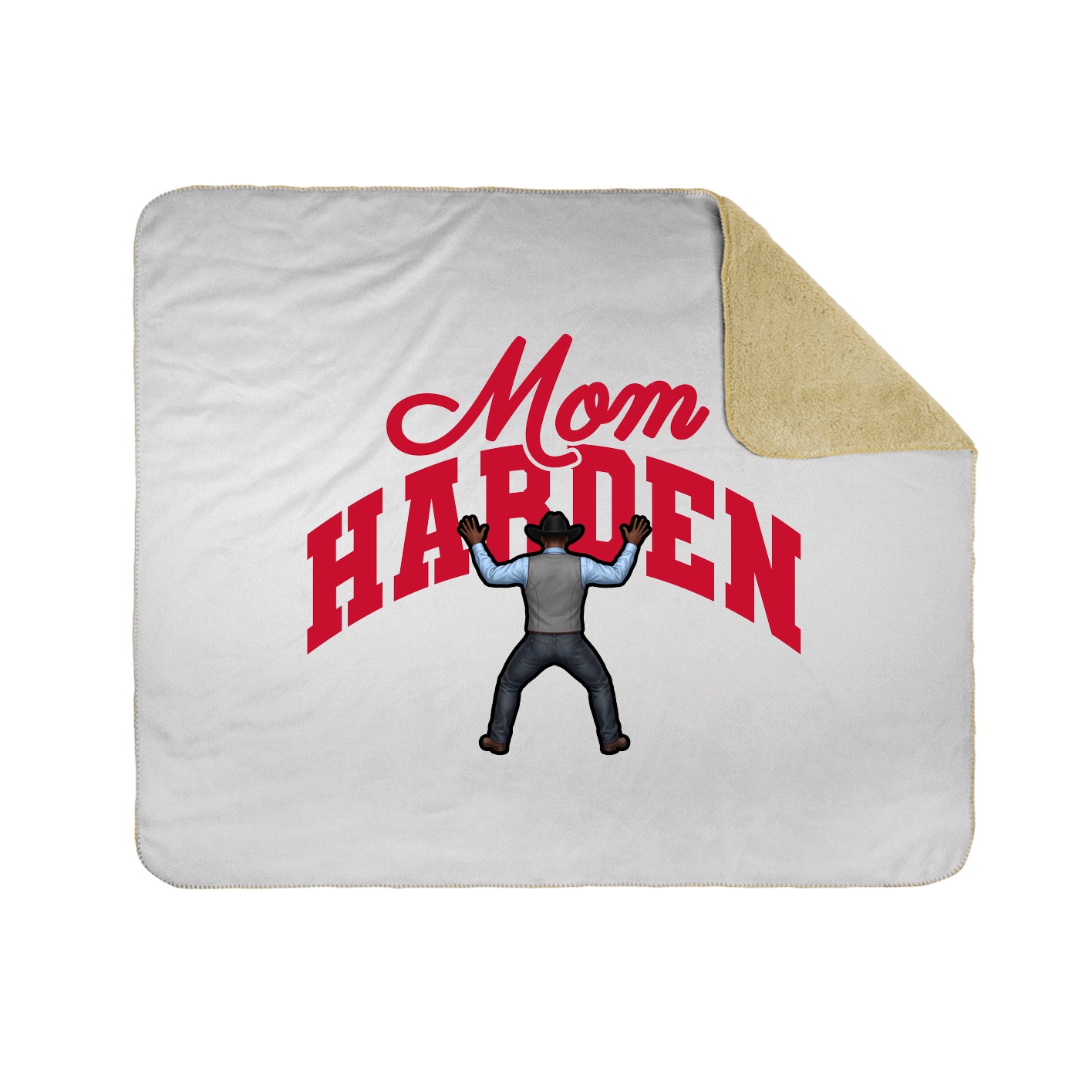 Throw Blanket — Mothers Day Arch in White