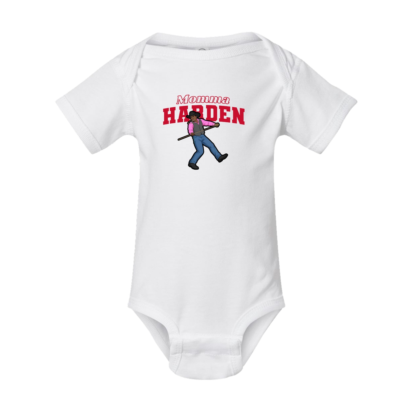 Baby Onesie — Mothers Day Block in White