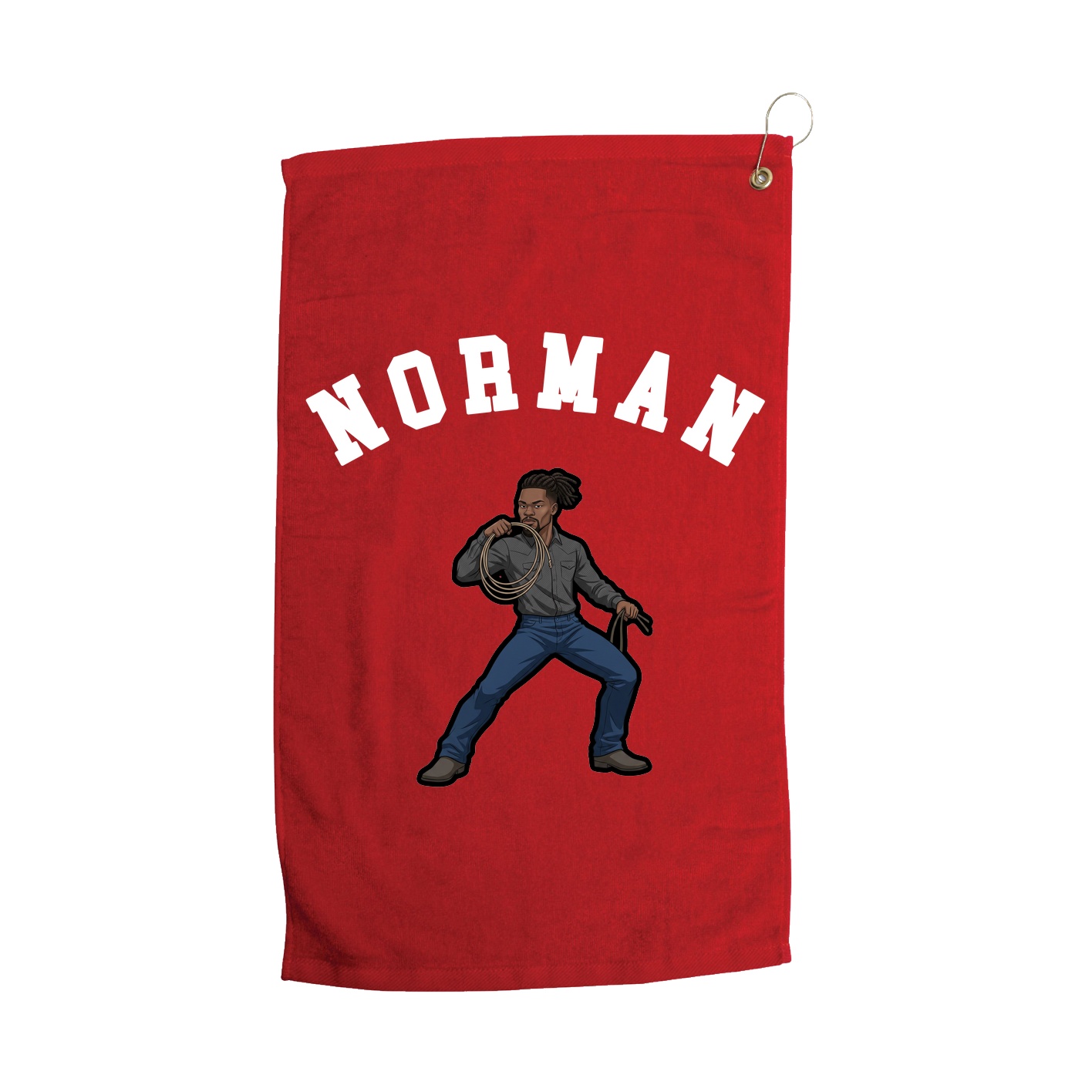 Golf Towel — Shirsey Arch in Red