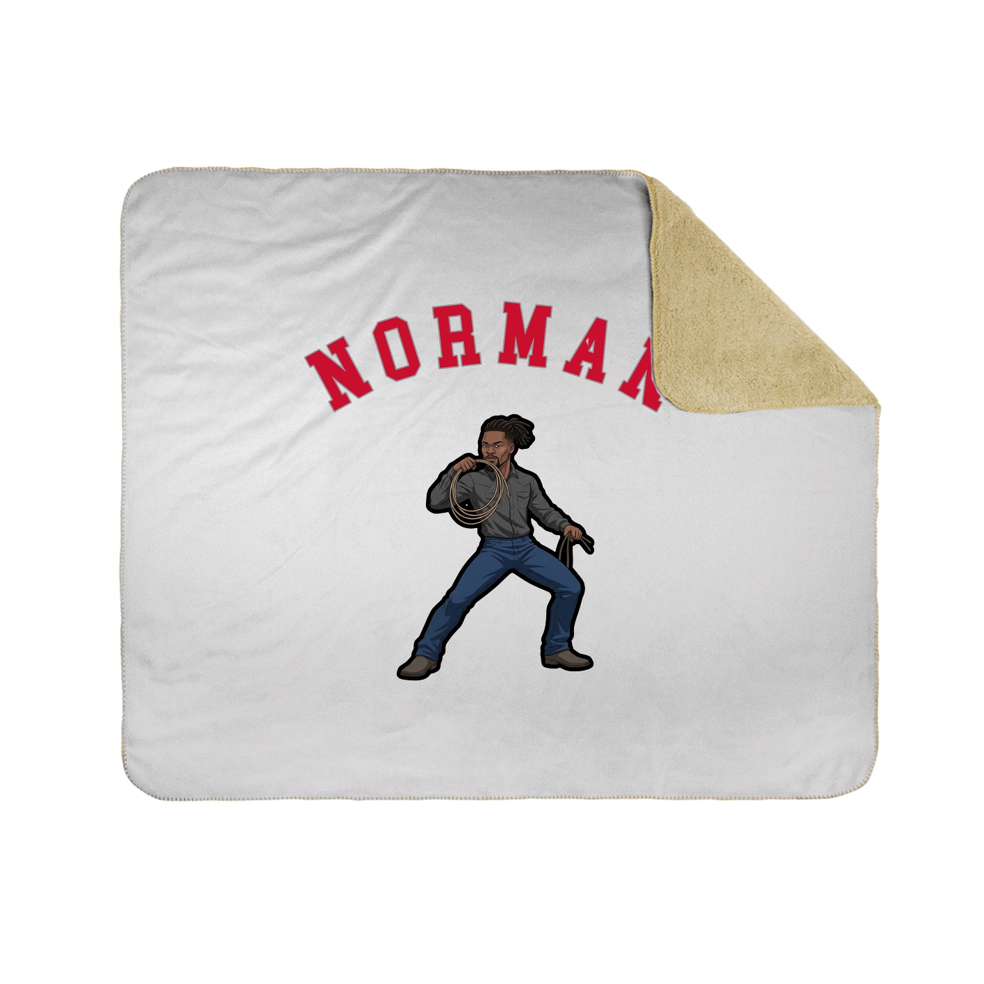 Throw Blanket — Shirsey Arch in White