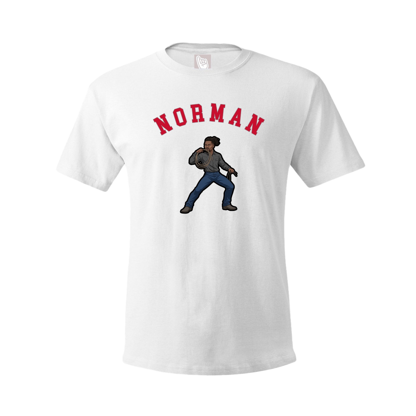 Youth Tee — Shirsey Arch in White
