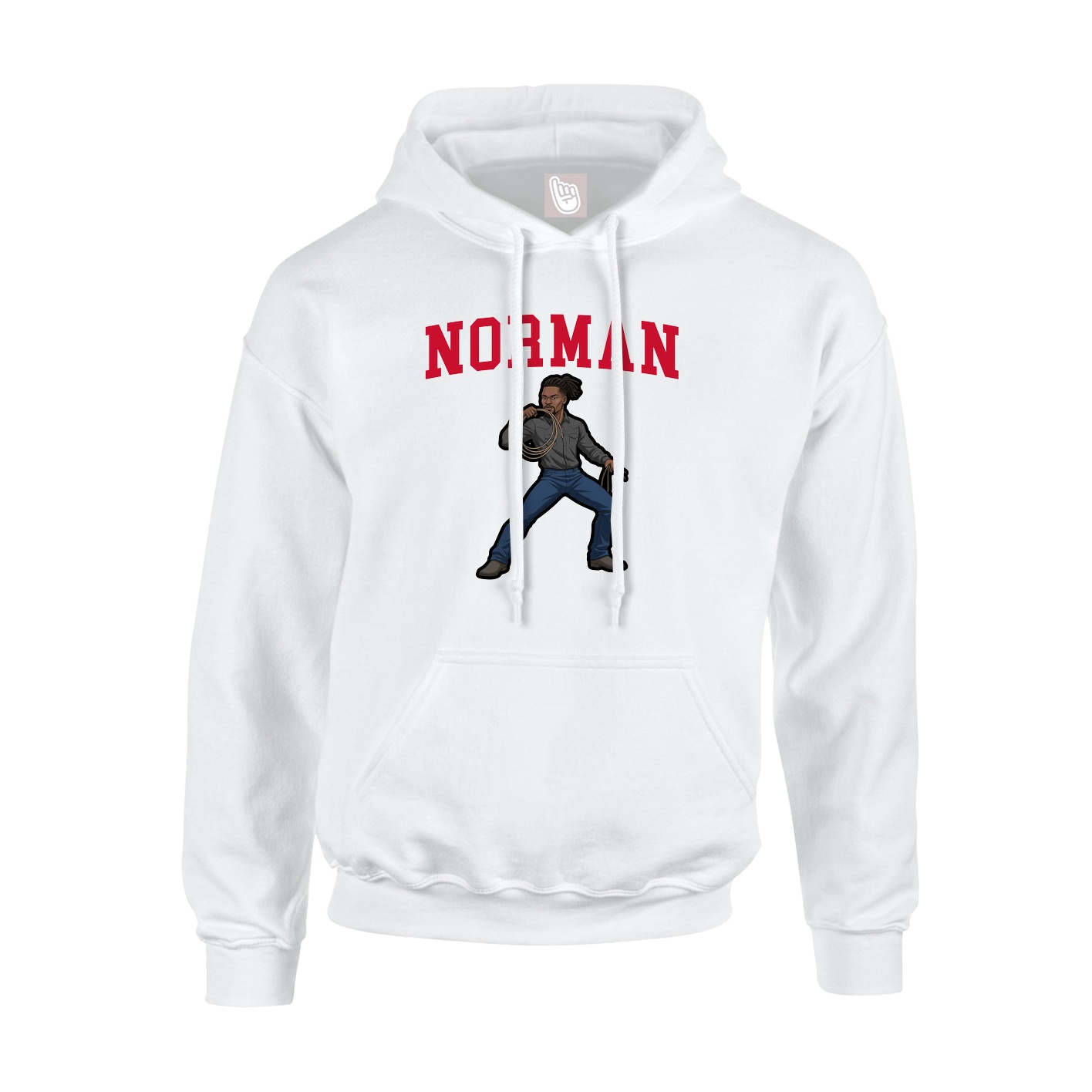 Youth Hoodie — Shirsey in White
