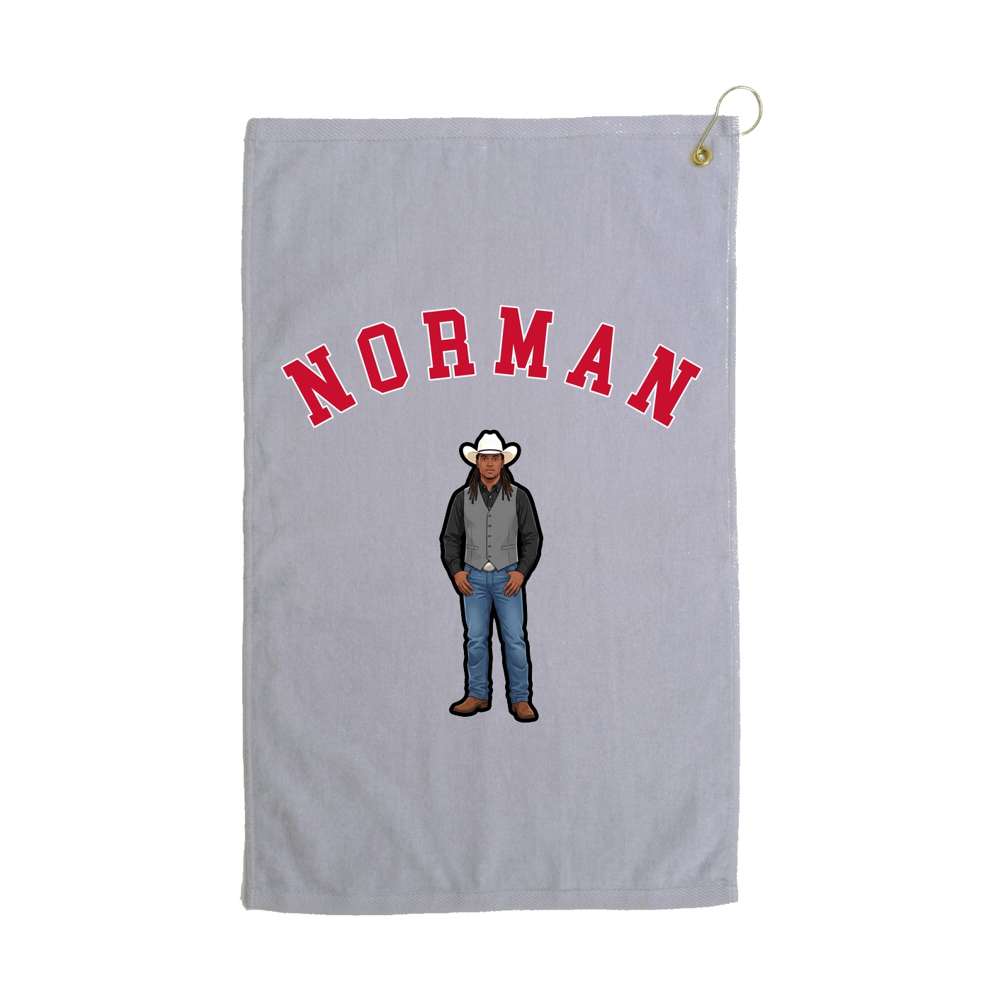 Golf Towel — Shirsey Arch in Grey