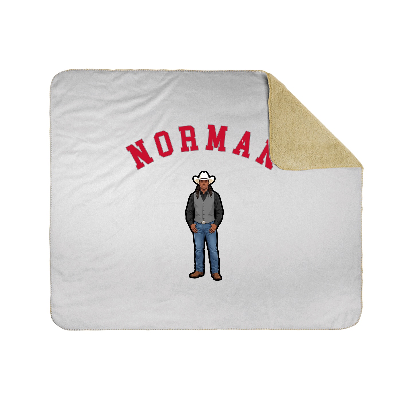 Throw Blanket — Shirsey Arch in White