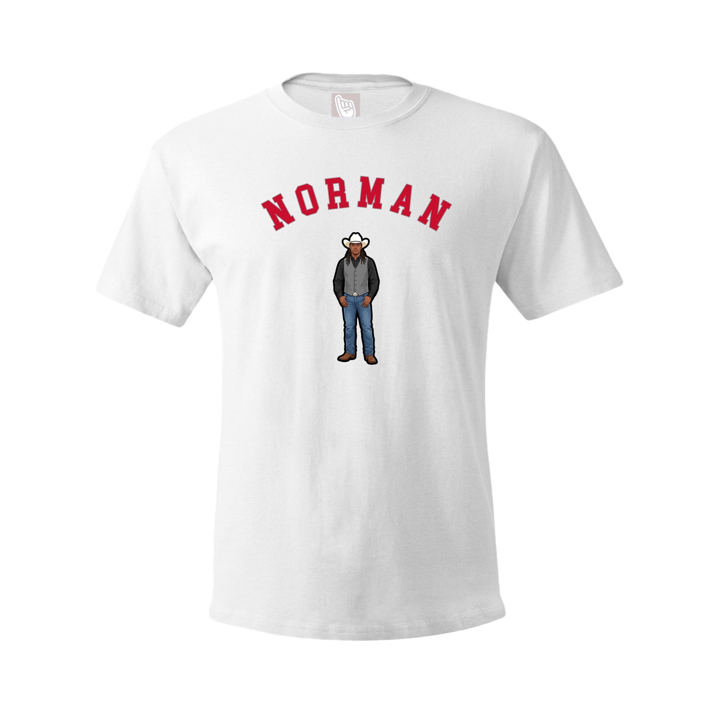Youth Tee — Shirsey Arch in White